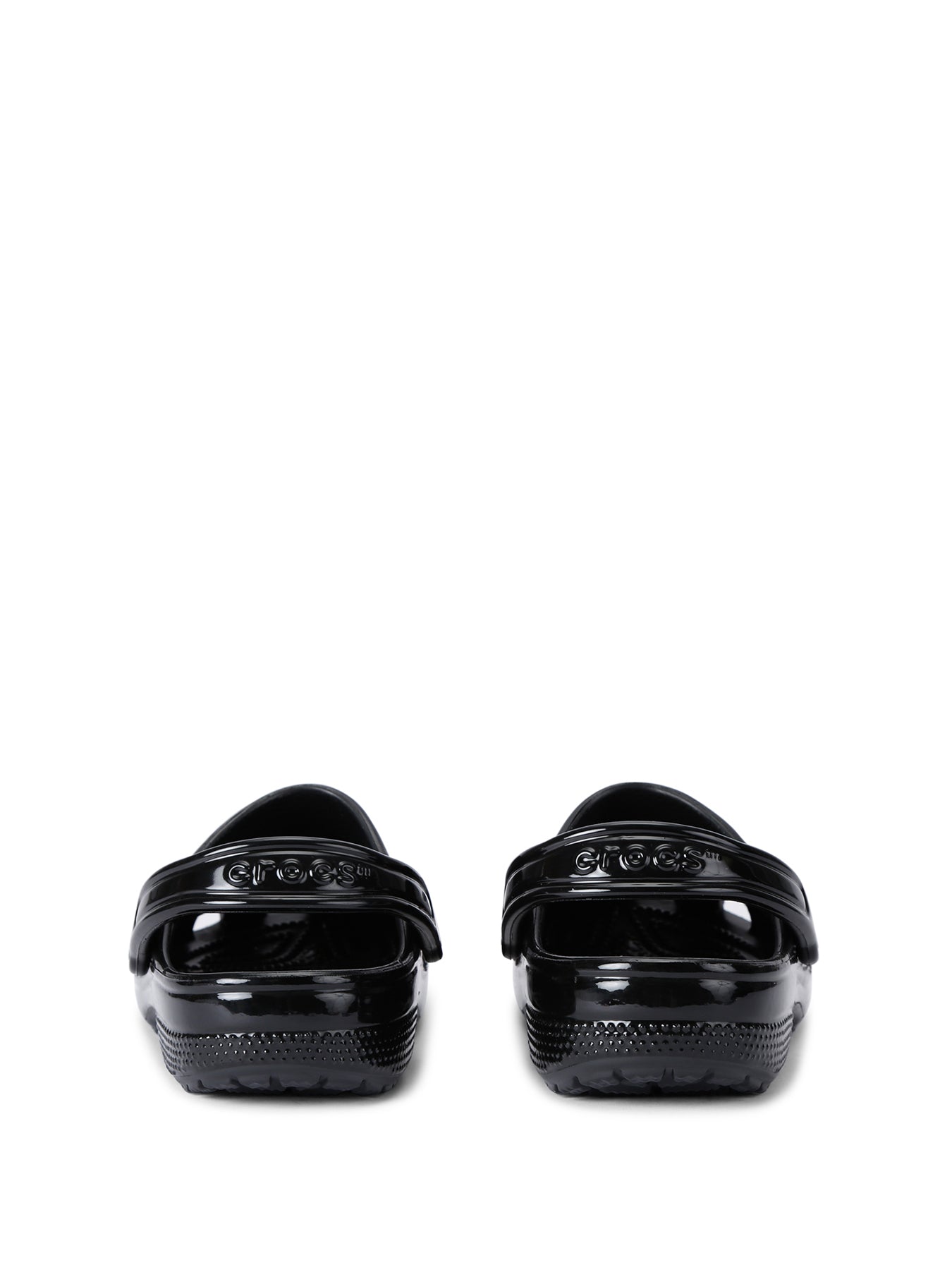 Classic High Shine Clogs Black