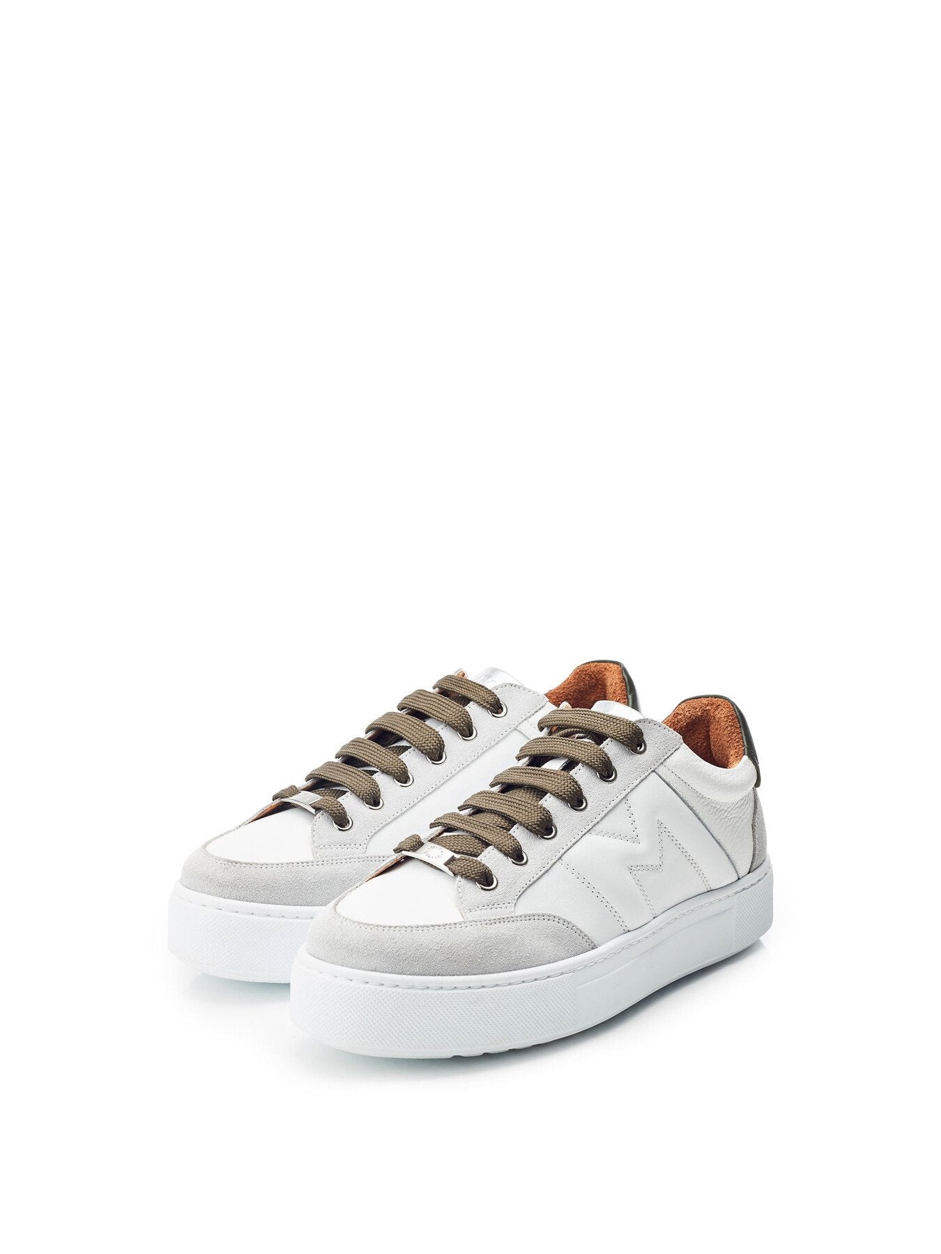 Amarante Leather Trainers