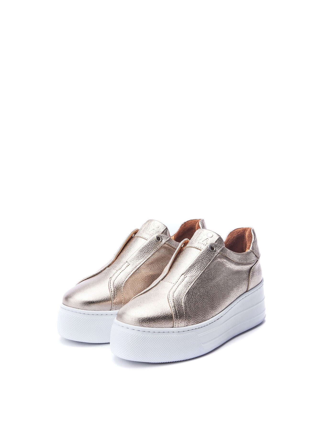 Aneeba Metallic Leather Trainers