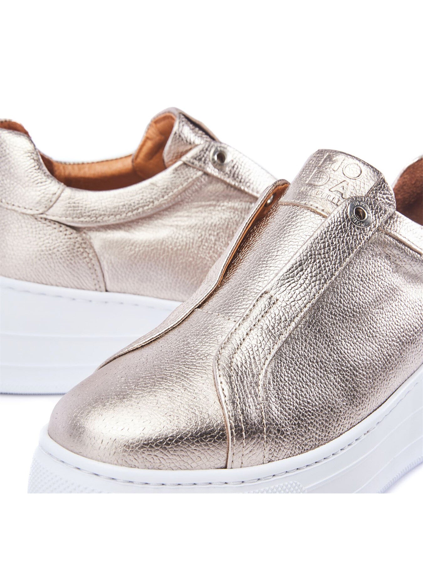 Aneeba Metallic Leather Trainers