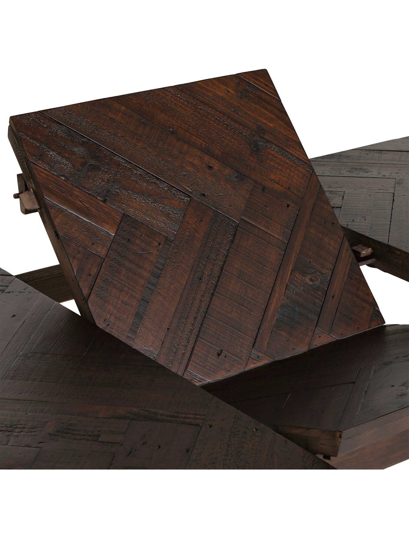 Elon Dark Herringbone Reclaimed Wood 186x100cm E