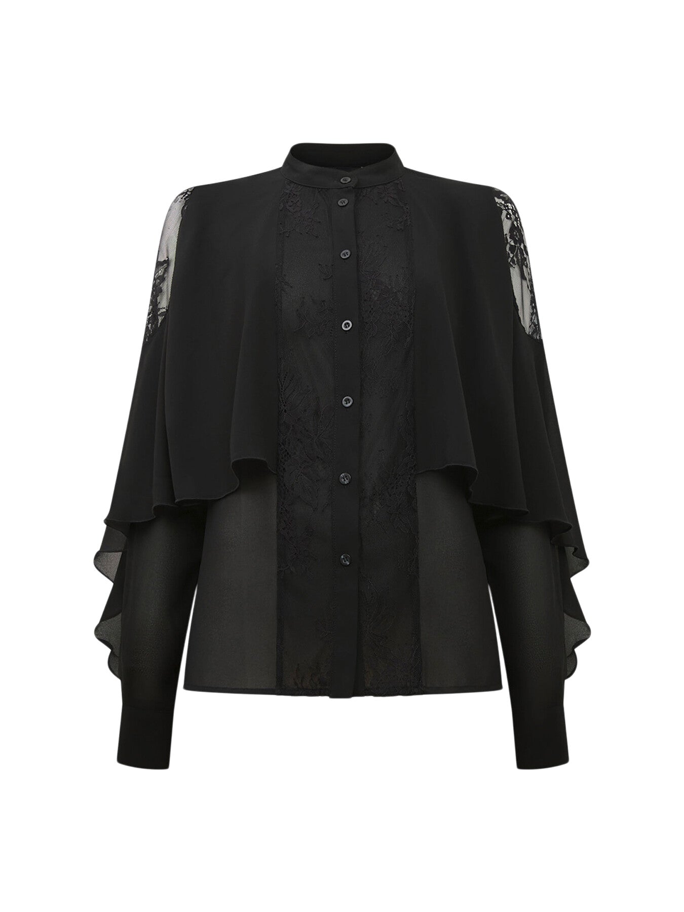 Lace Front Detail Shirt