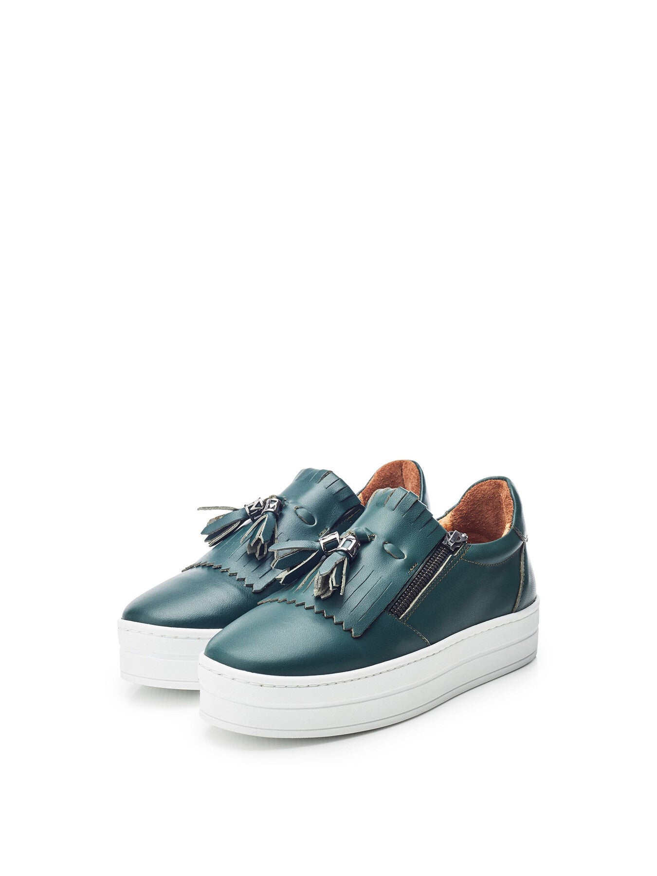 Bessans Leather Trainers