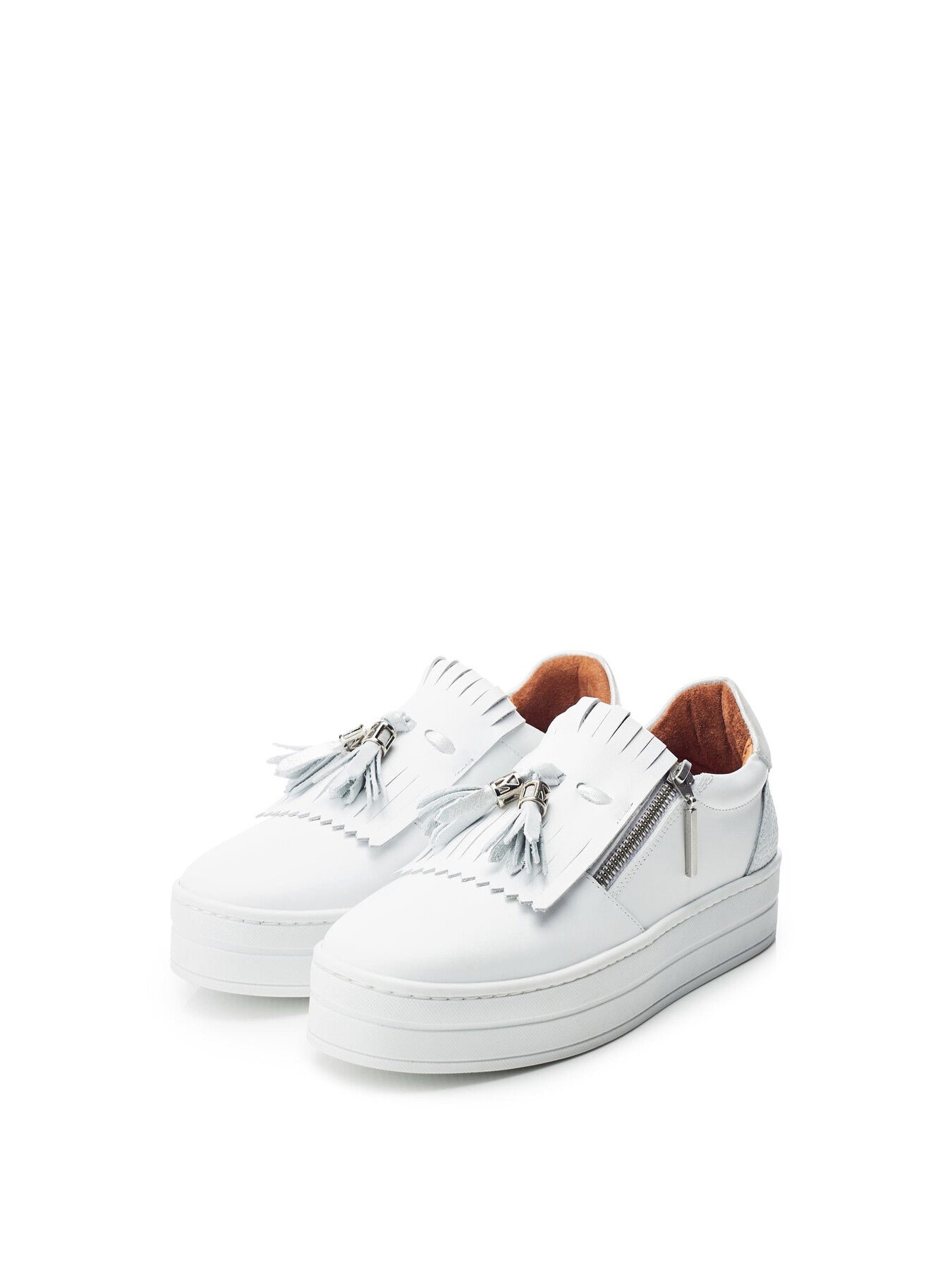 Bessans Leather Trainers
