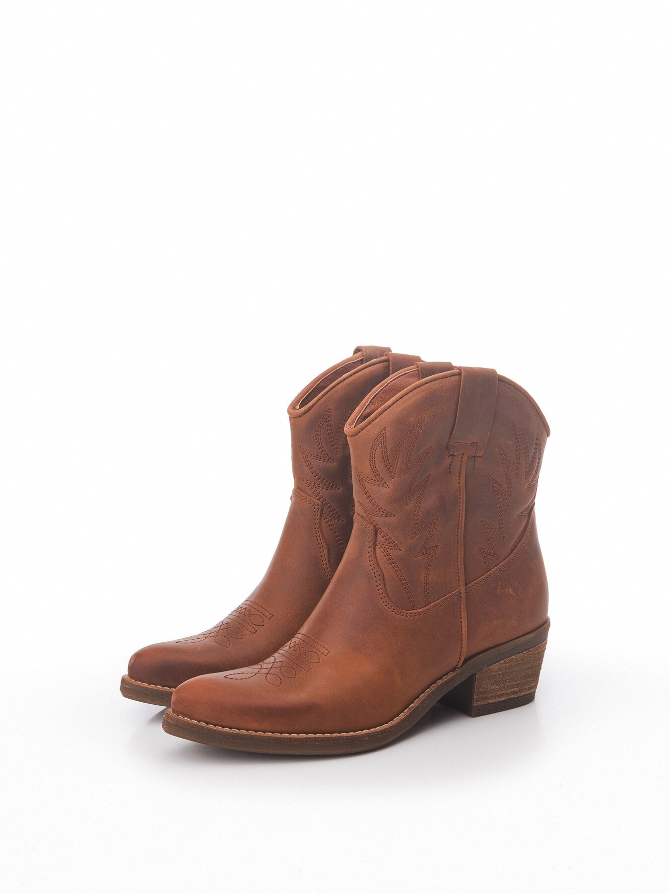 Bettsie Natural Leather Boots