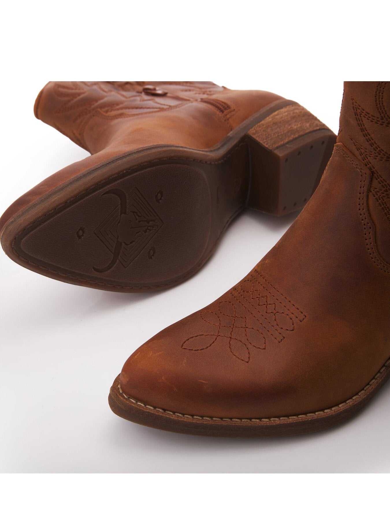 Bettsie Natural Leather Boots