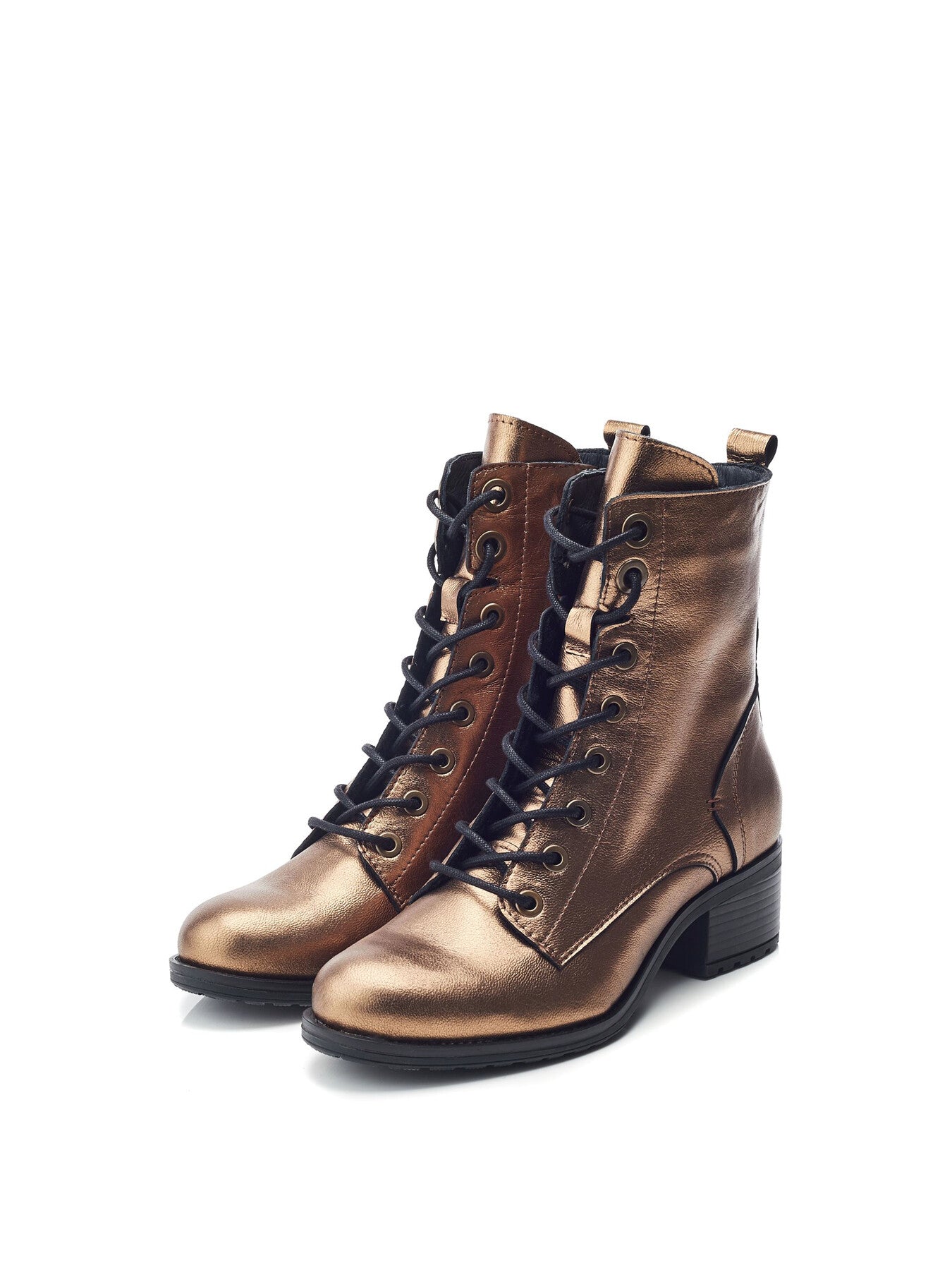 Bezzie Metallic Leather Boots