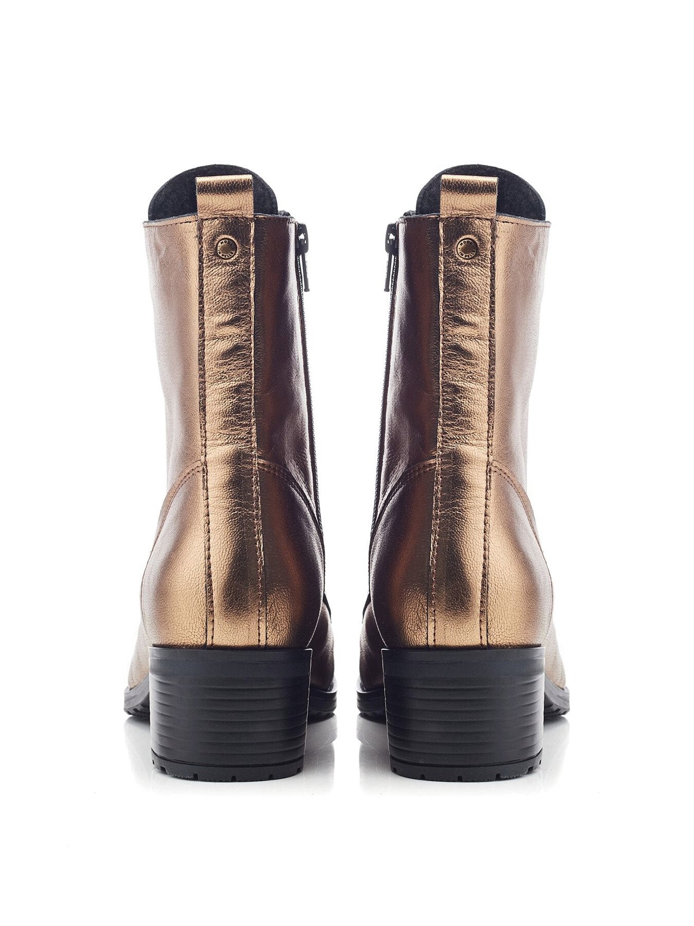 Bezzie Metallic Leather Boots