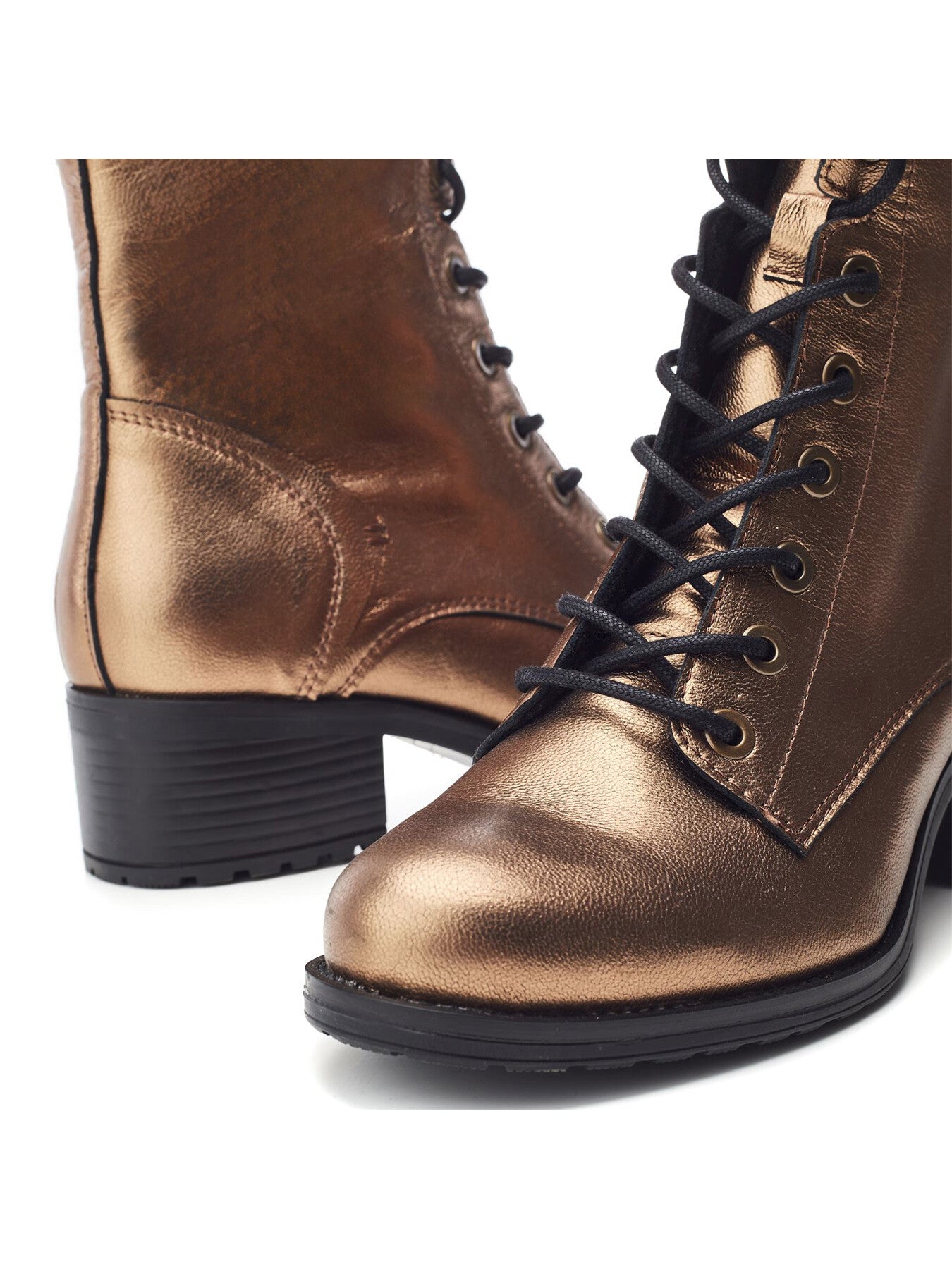Bezzie Metallic Leather Boots