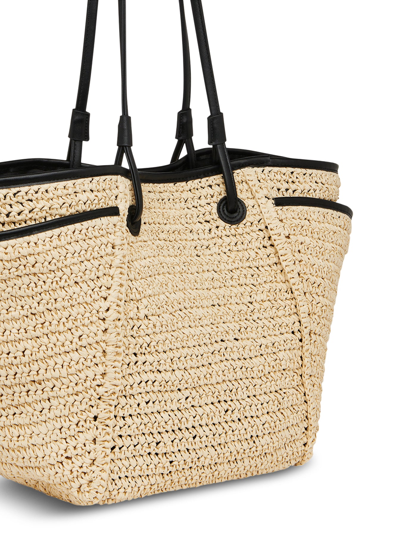 Zoelle Straw Tote Bag