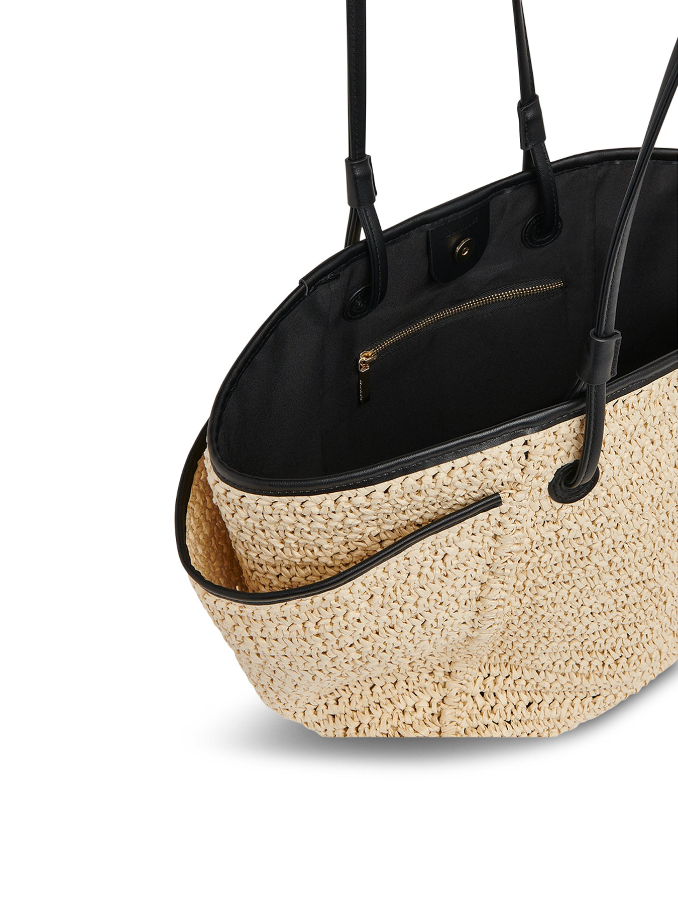 Zoelle Straw Tote Bag