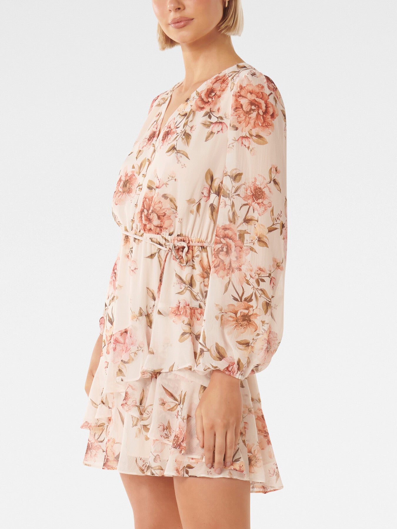 Eliesse Button Front Mini Dress