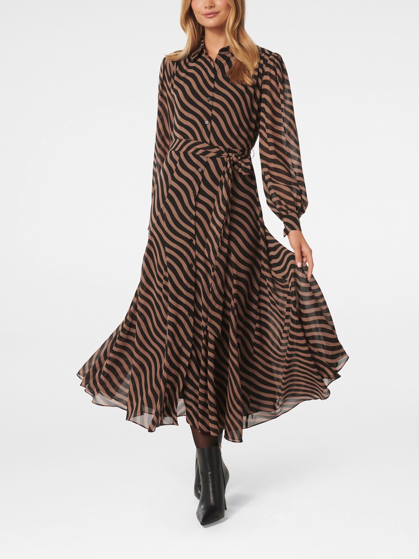 Fiona Godet Shirt Midi Dress