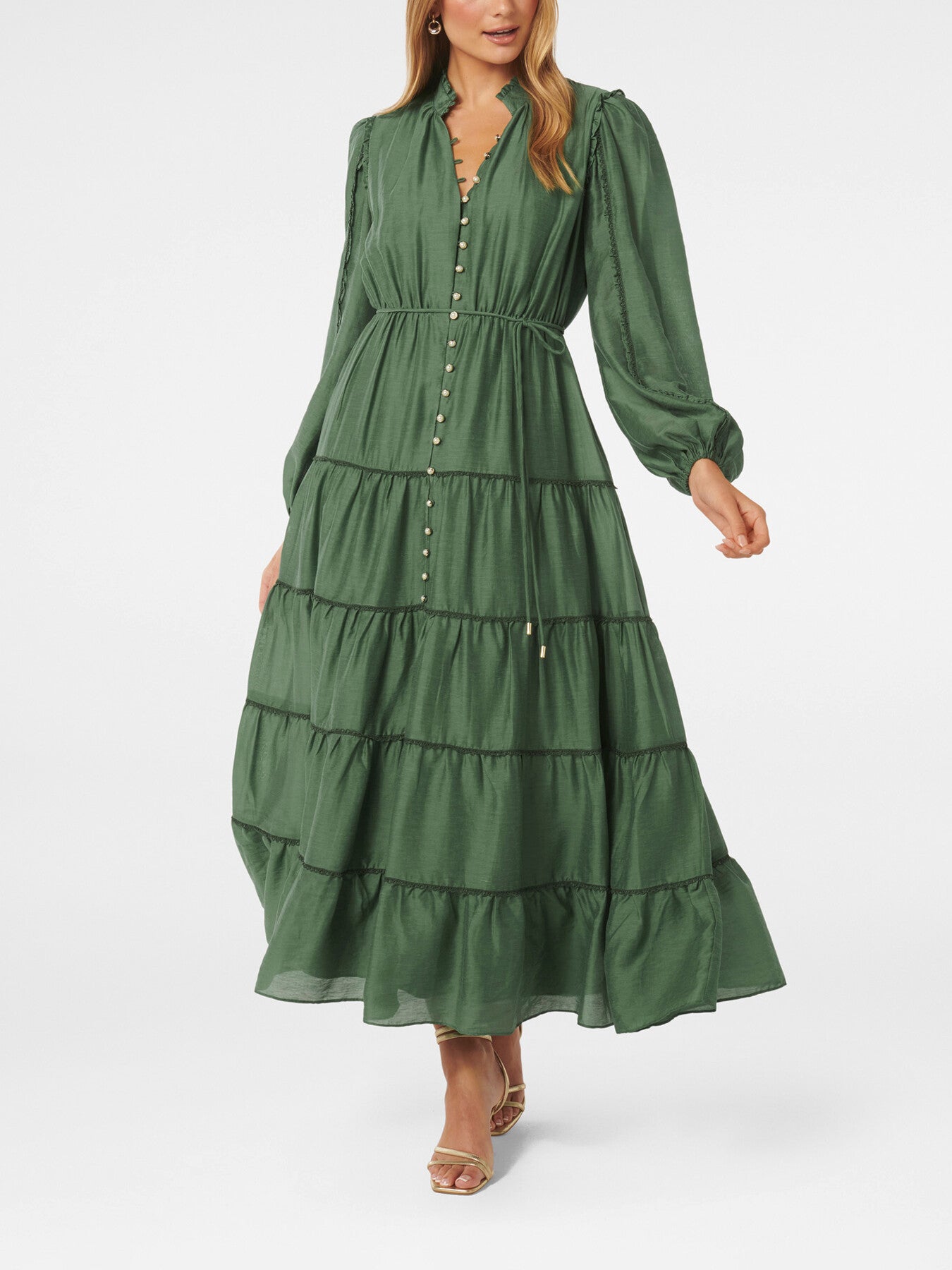 Jessie Button Down Midi Dress
