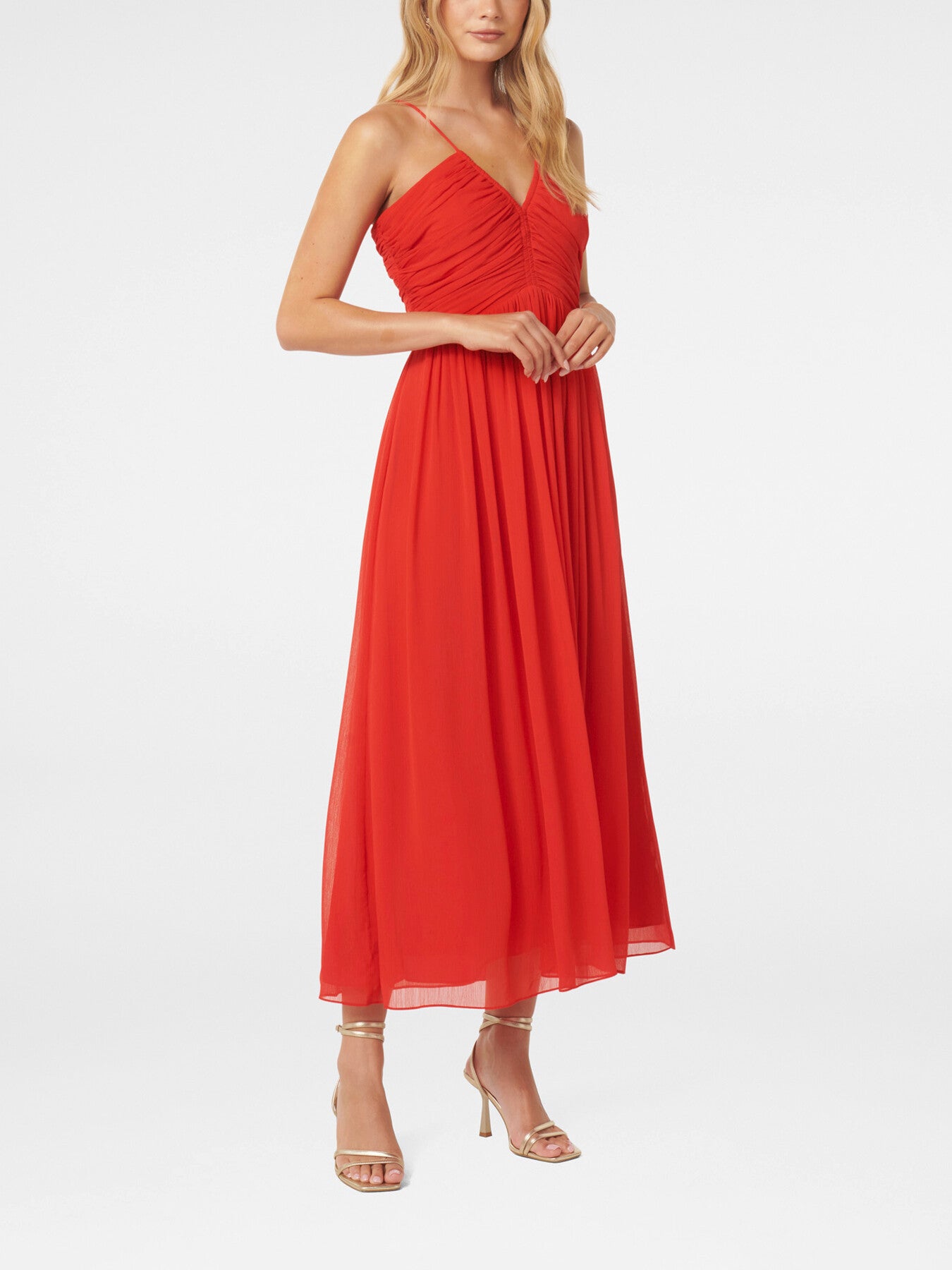 Nakita Ruched Bodice Maxi Dress