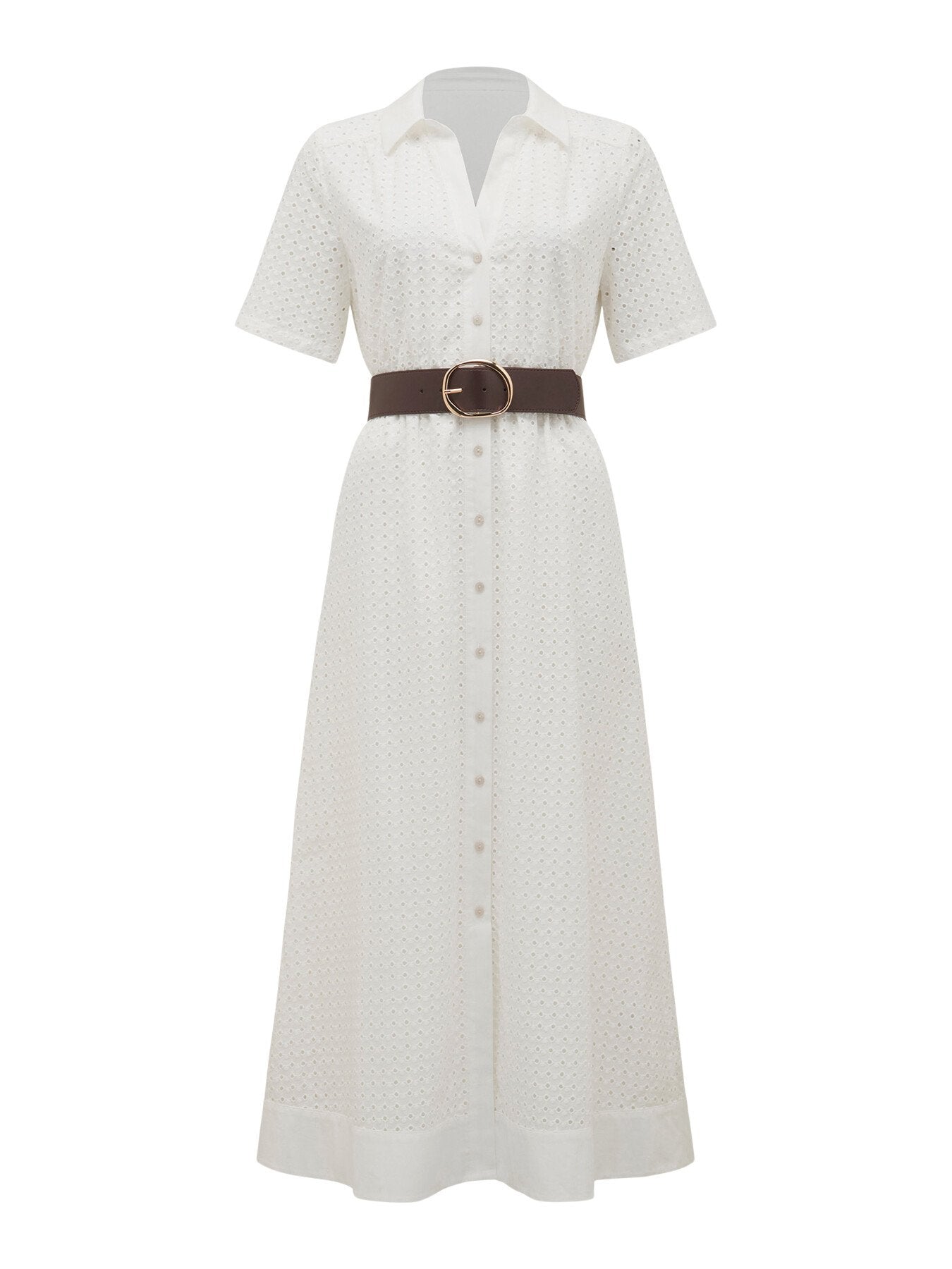 Tyler Embroidered Midi Dress