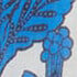Large Blue Leila Chintz