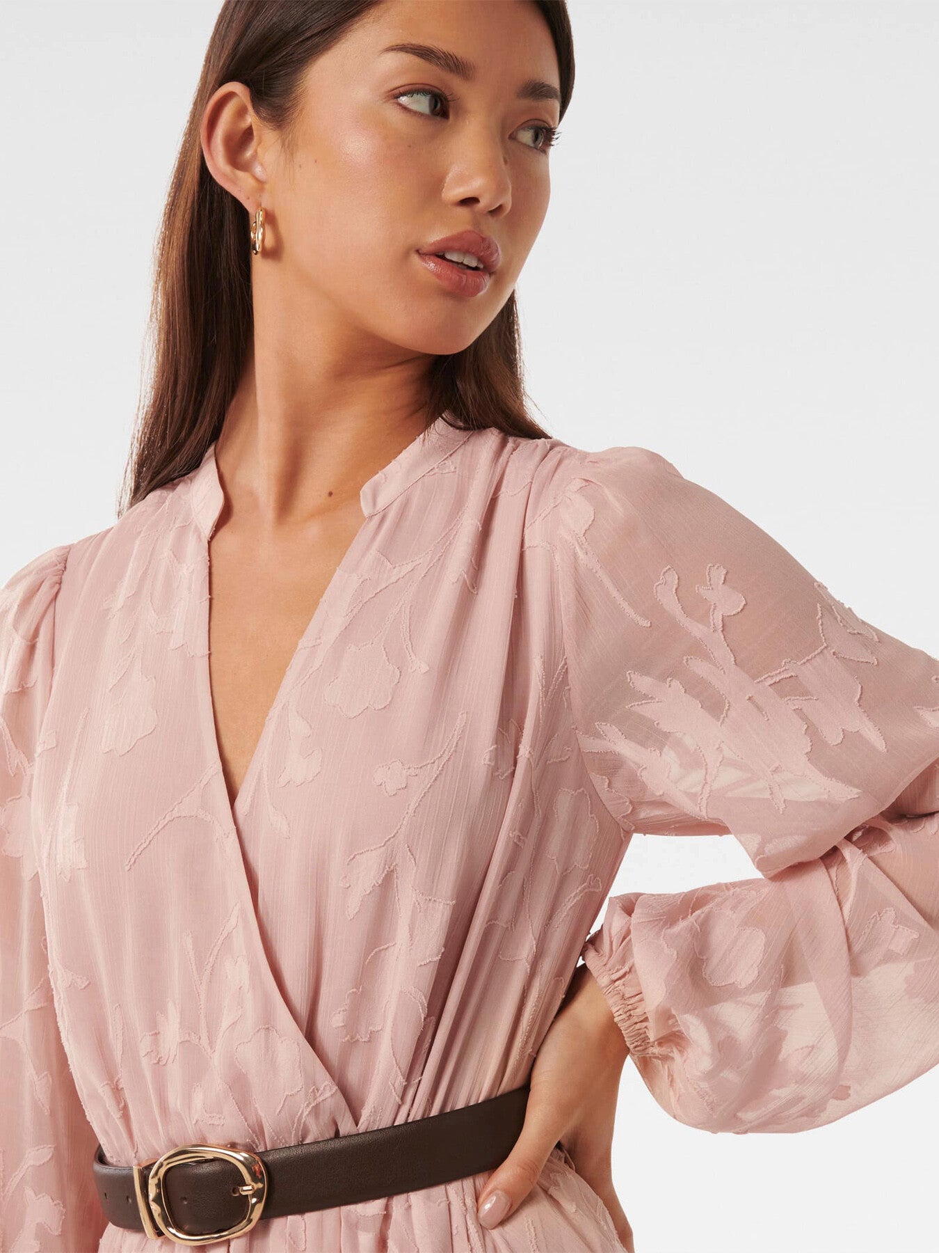 Gabriella Textured Midi Dress