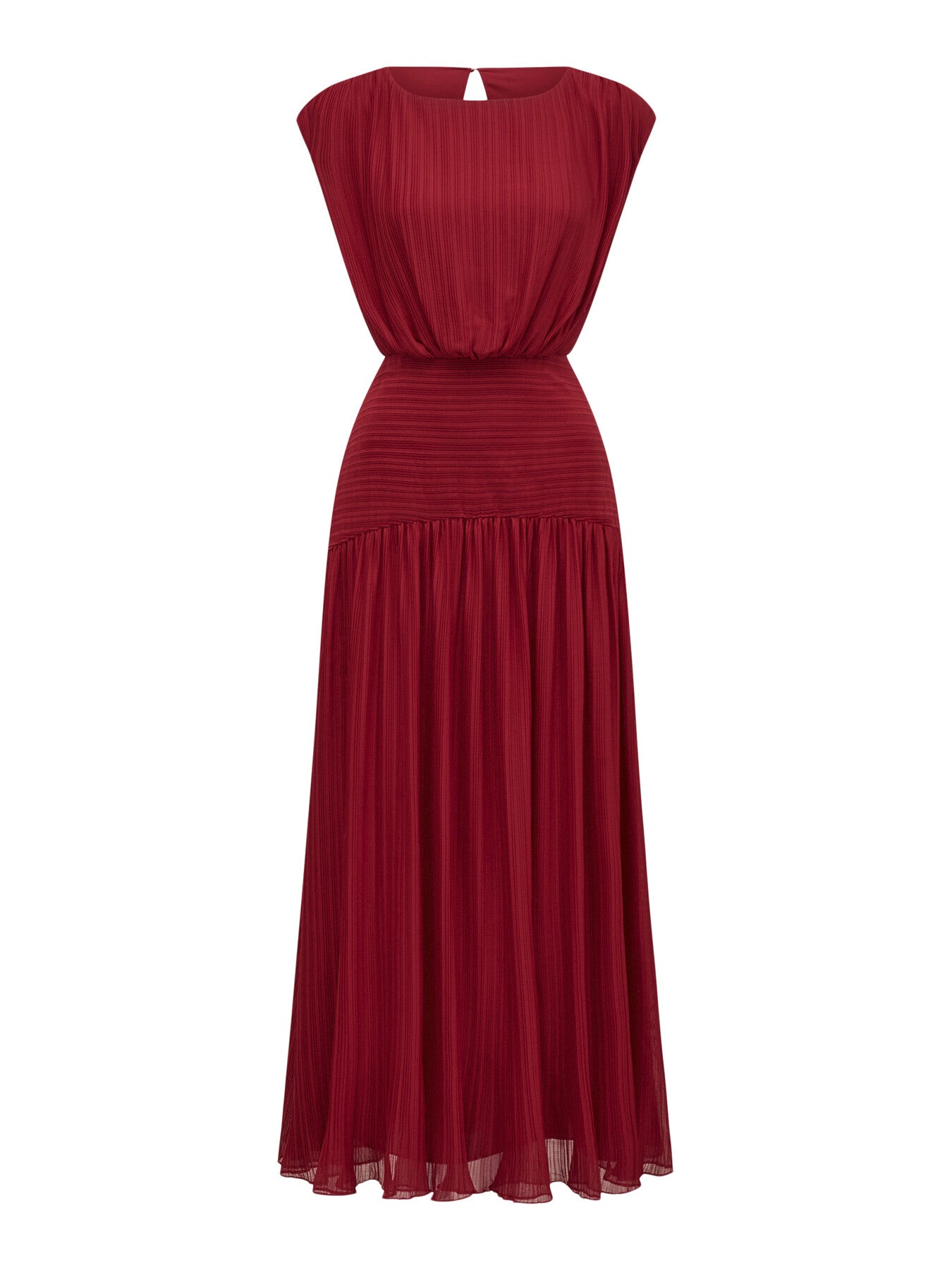 Lila Crinkle Maxi Dress