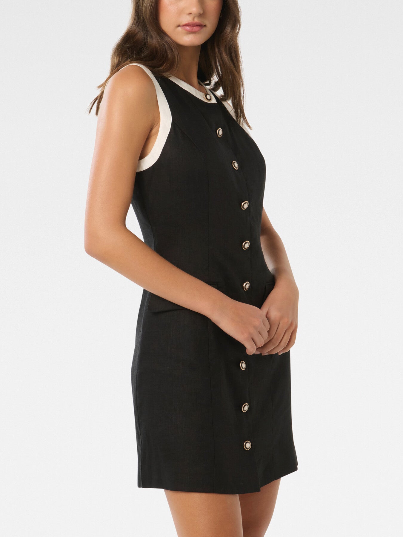 Montana Contrast Shift Mini Dress