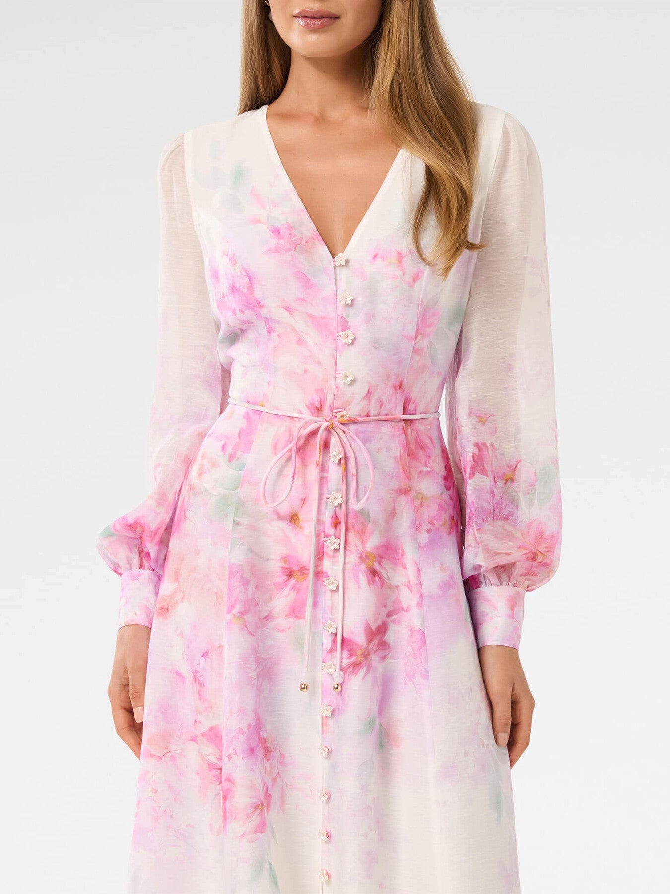 Kahlani Printed Midi Dress