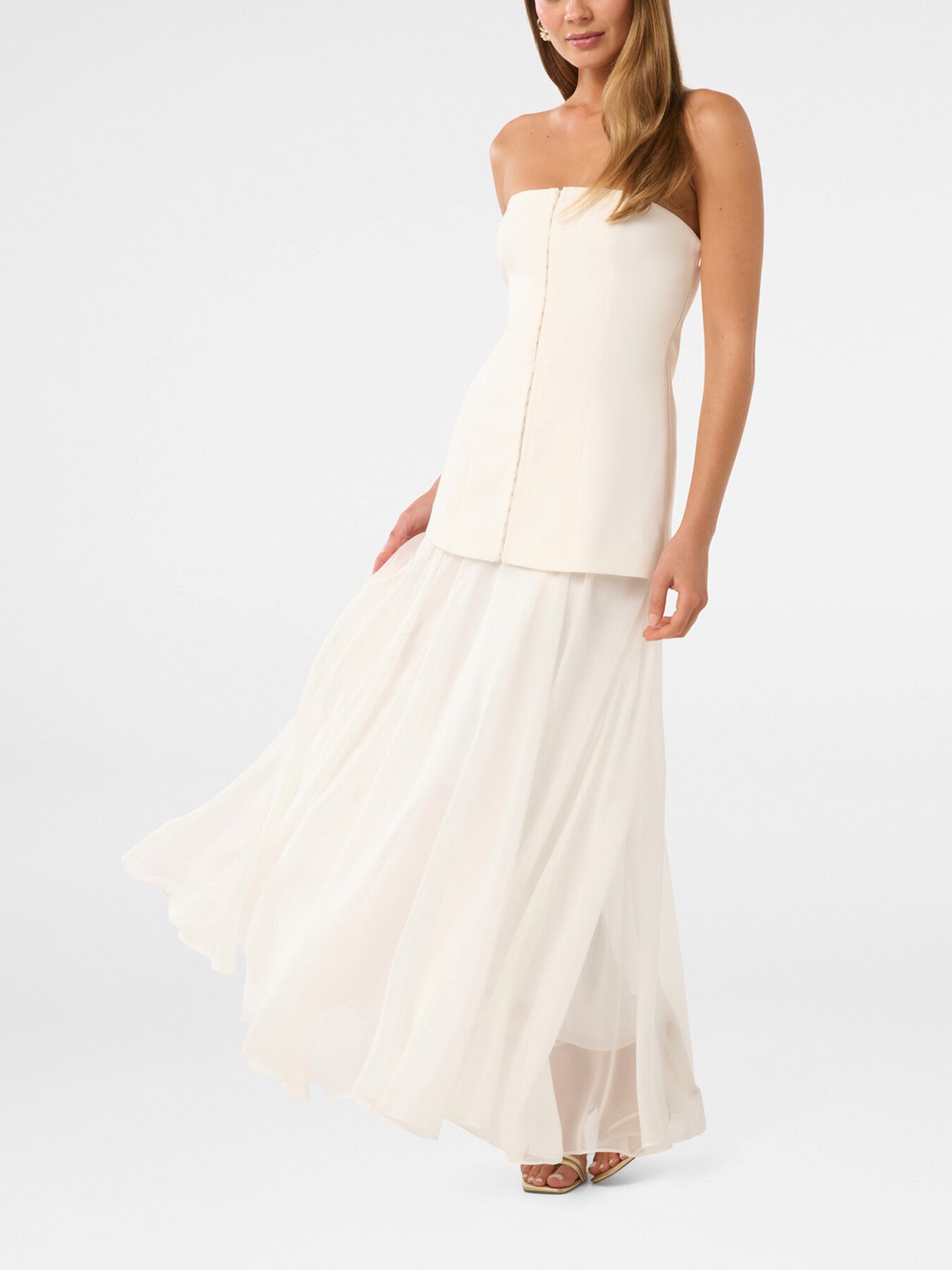 Alexis Hook and Eye Sheer Midi Dress