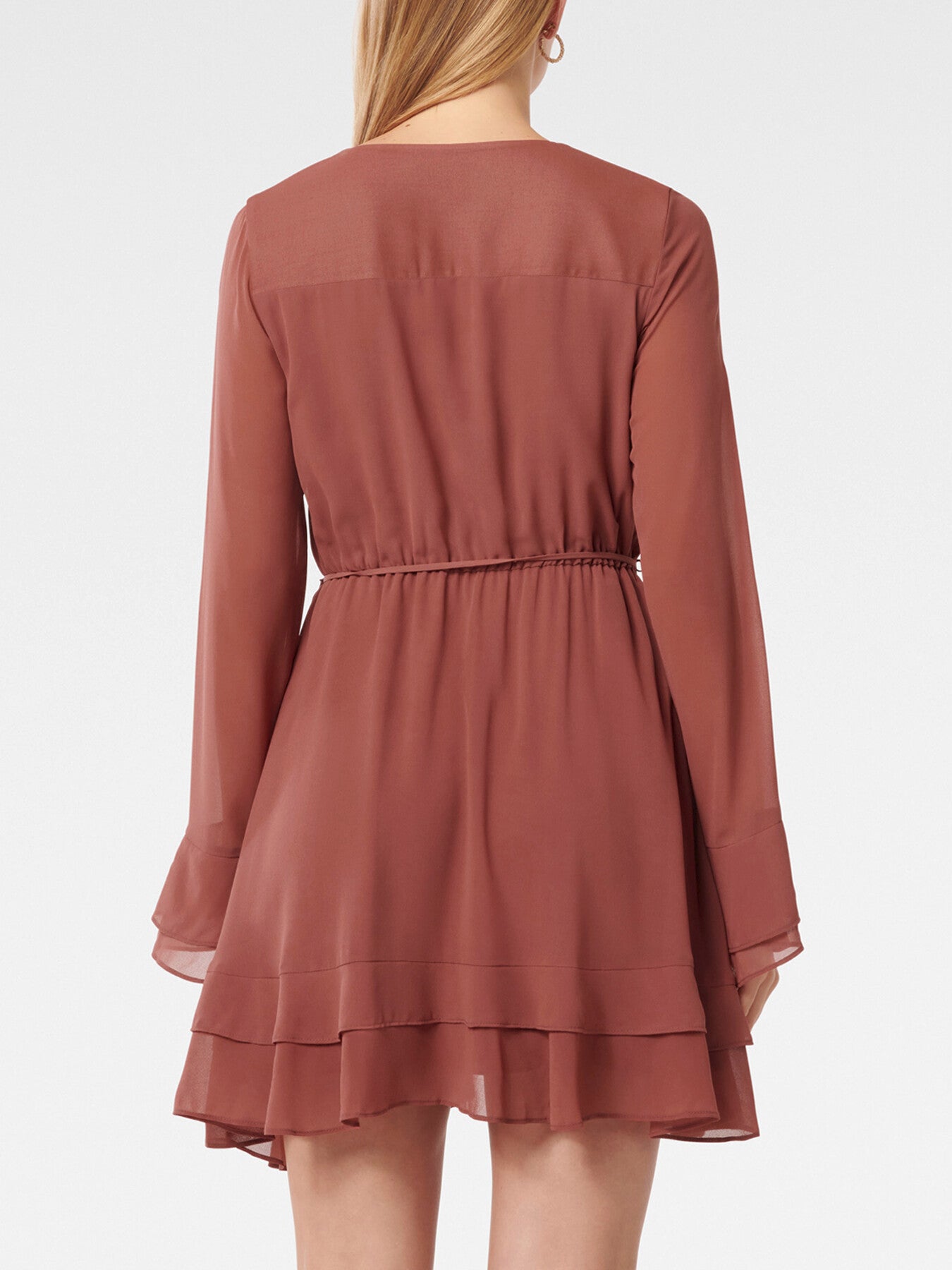 Piper Ruffle Long Sleeves Mini Dress