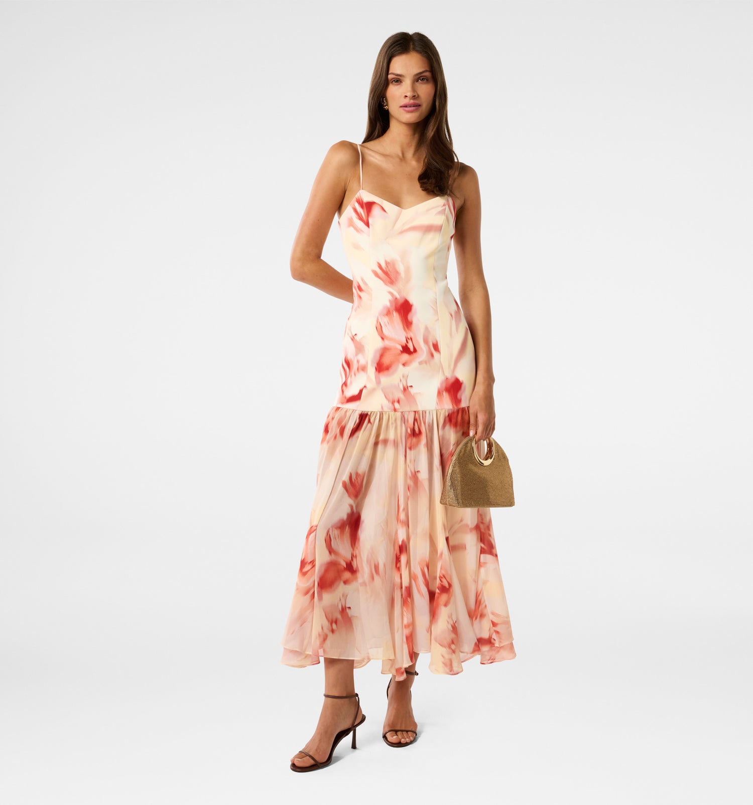 Luca Dropped Waist Maxi Dress