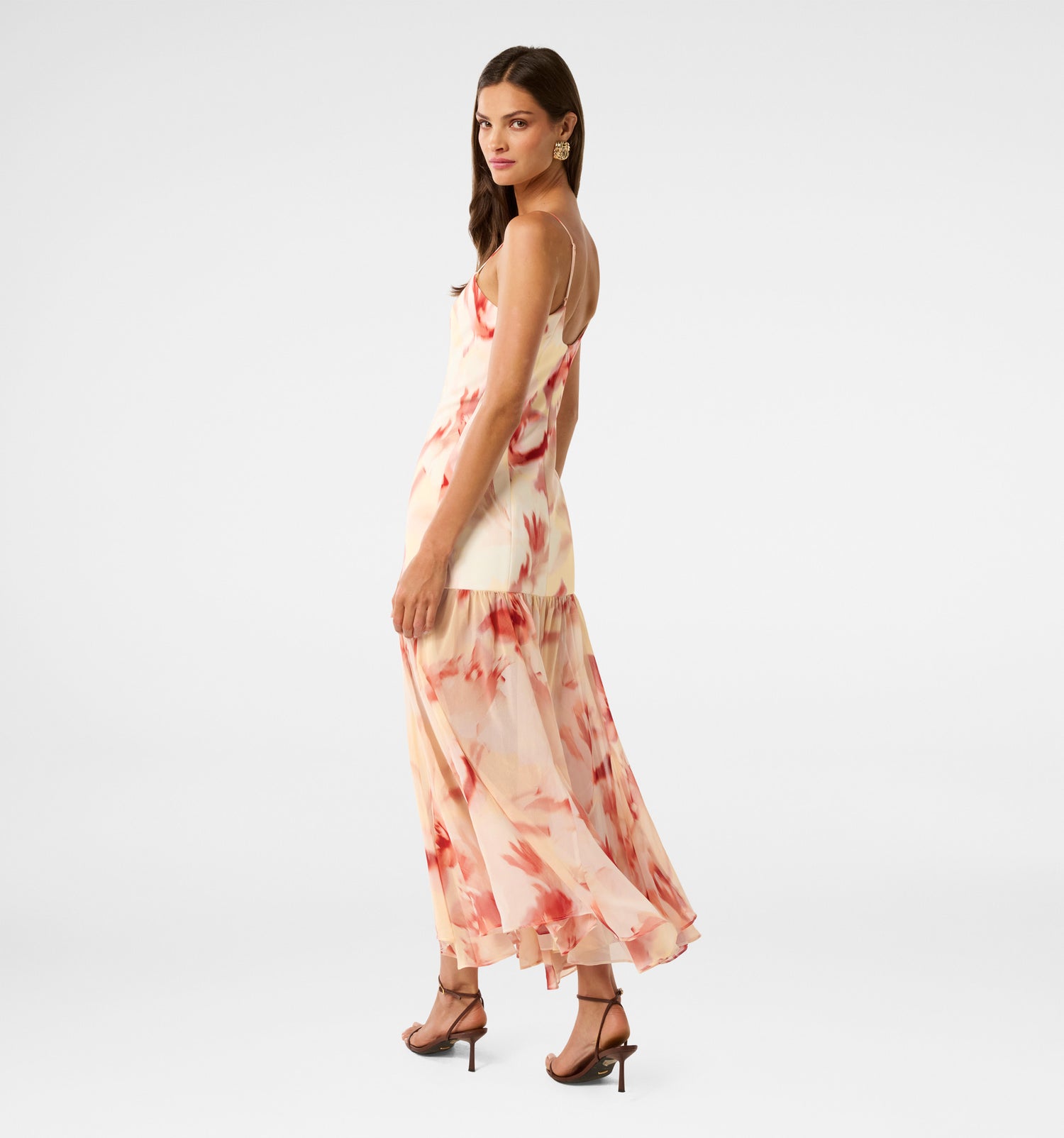 Luca Dropped Waist Maxi Dress