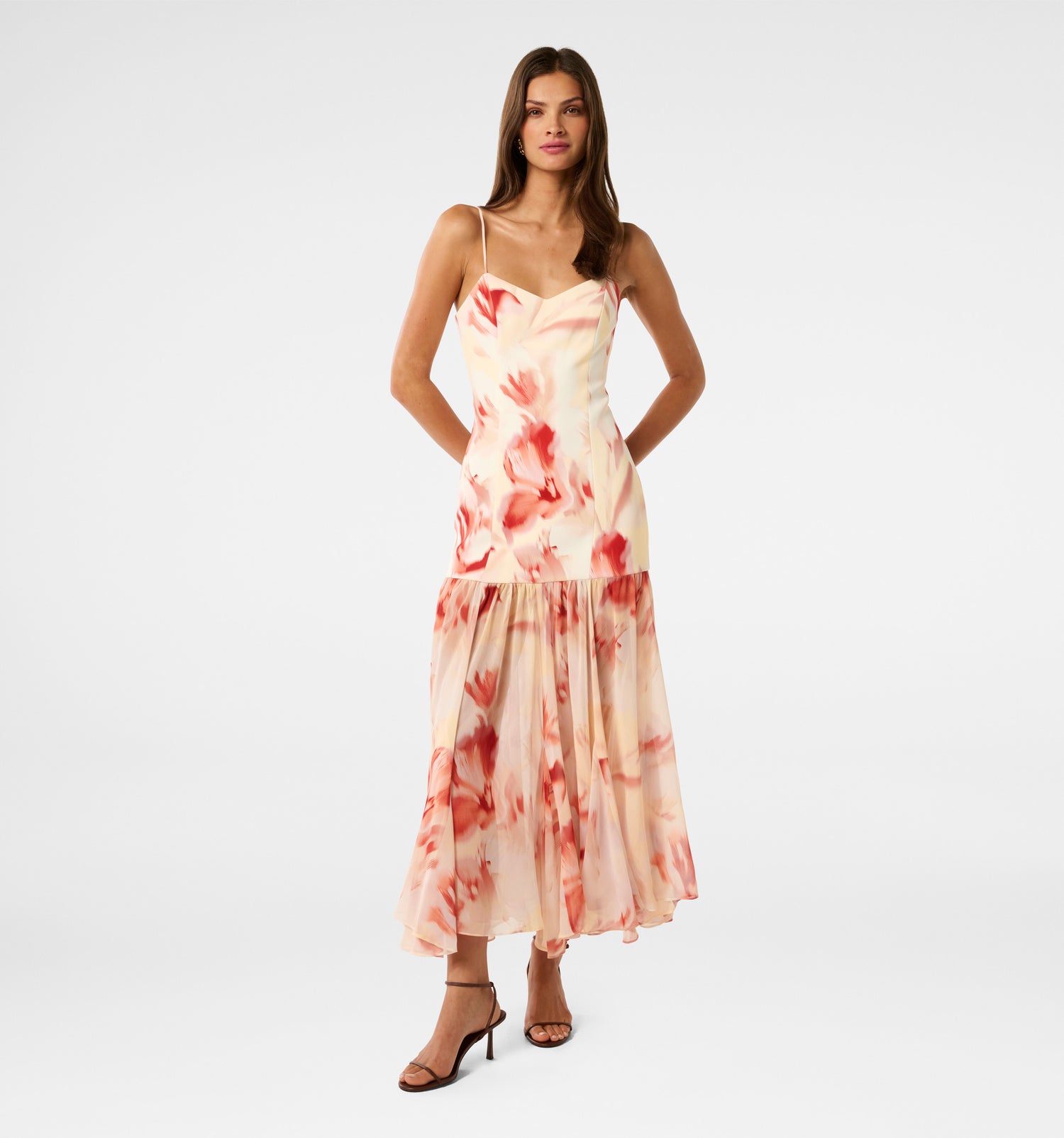 Luca Dropped Waist Maxi Dress