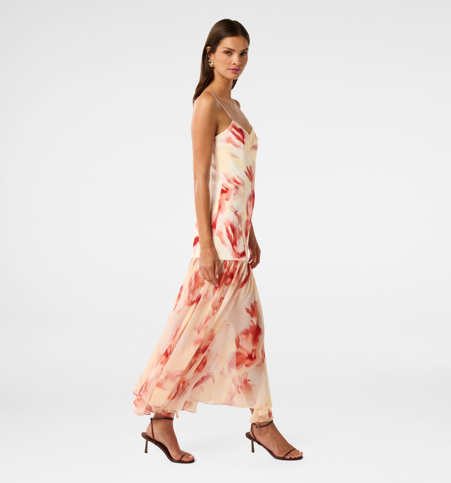 Luca Dropped Waist Maxi Dress
