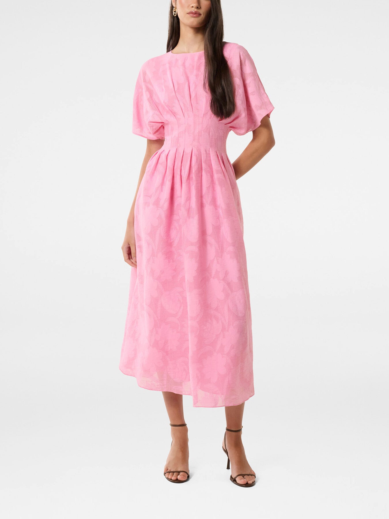 Eve Jacquard Seam Midi Dress
