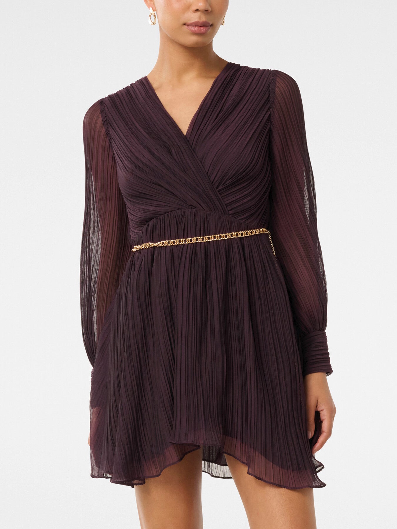 Genevieve Crinkle Mini Dress