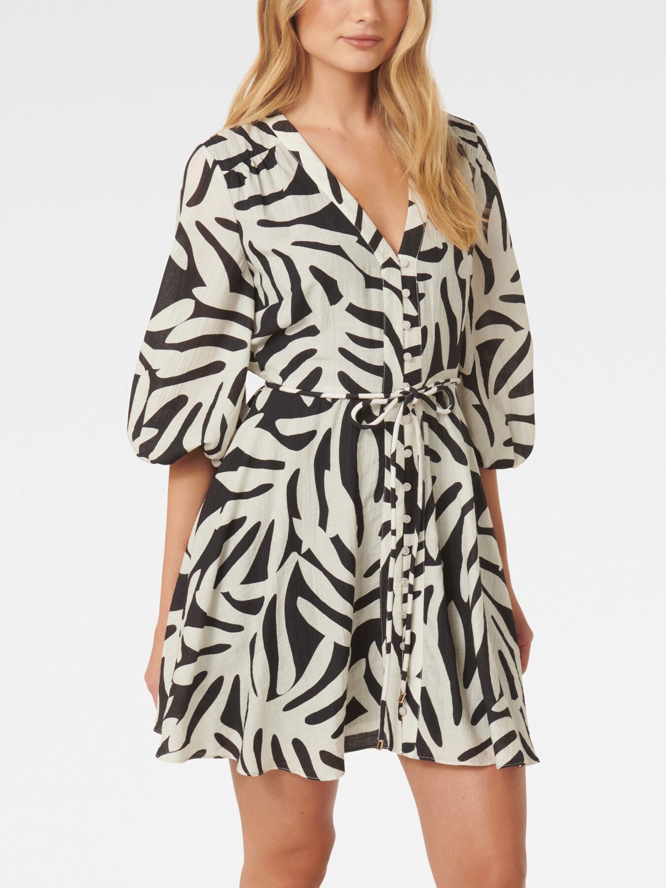 Alicia Rope Tie Mini Dress