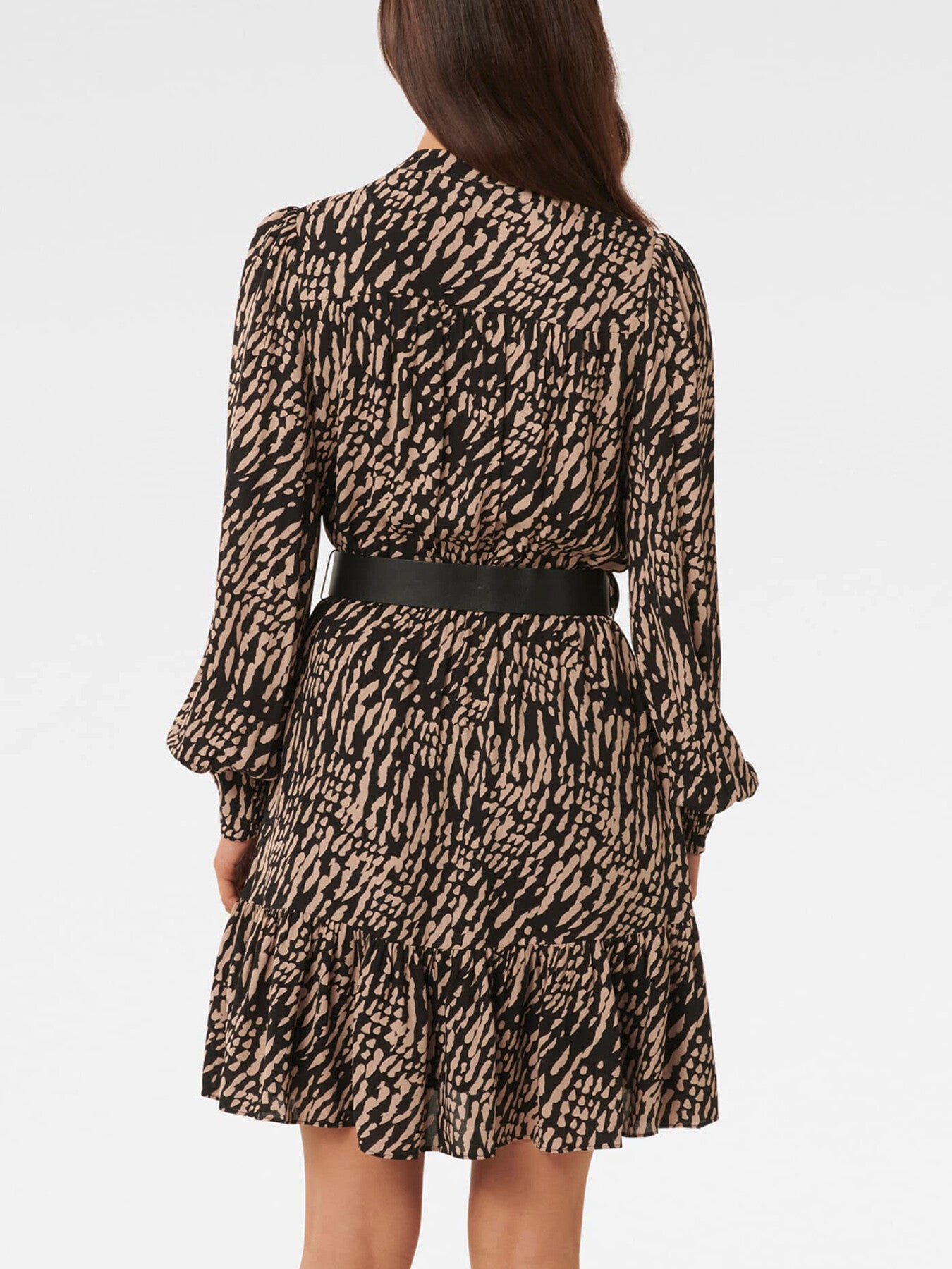 Hollie Blouson Sleeves Mini Dress