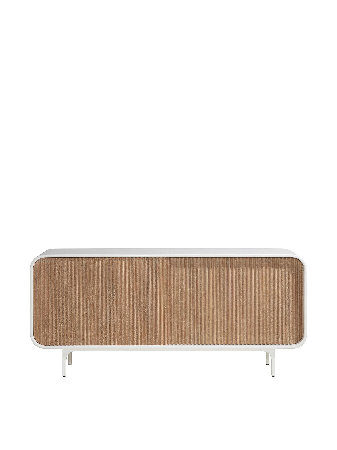 Femi 2 Door Sideboard With Slatted Sustainable Wood