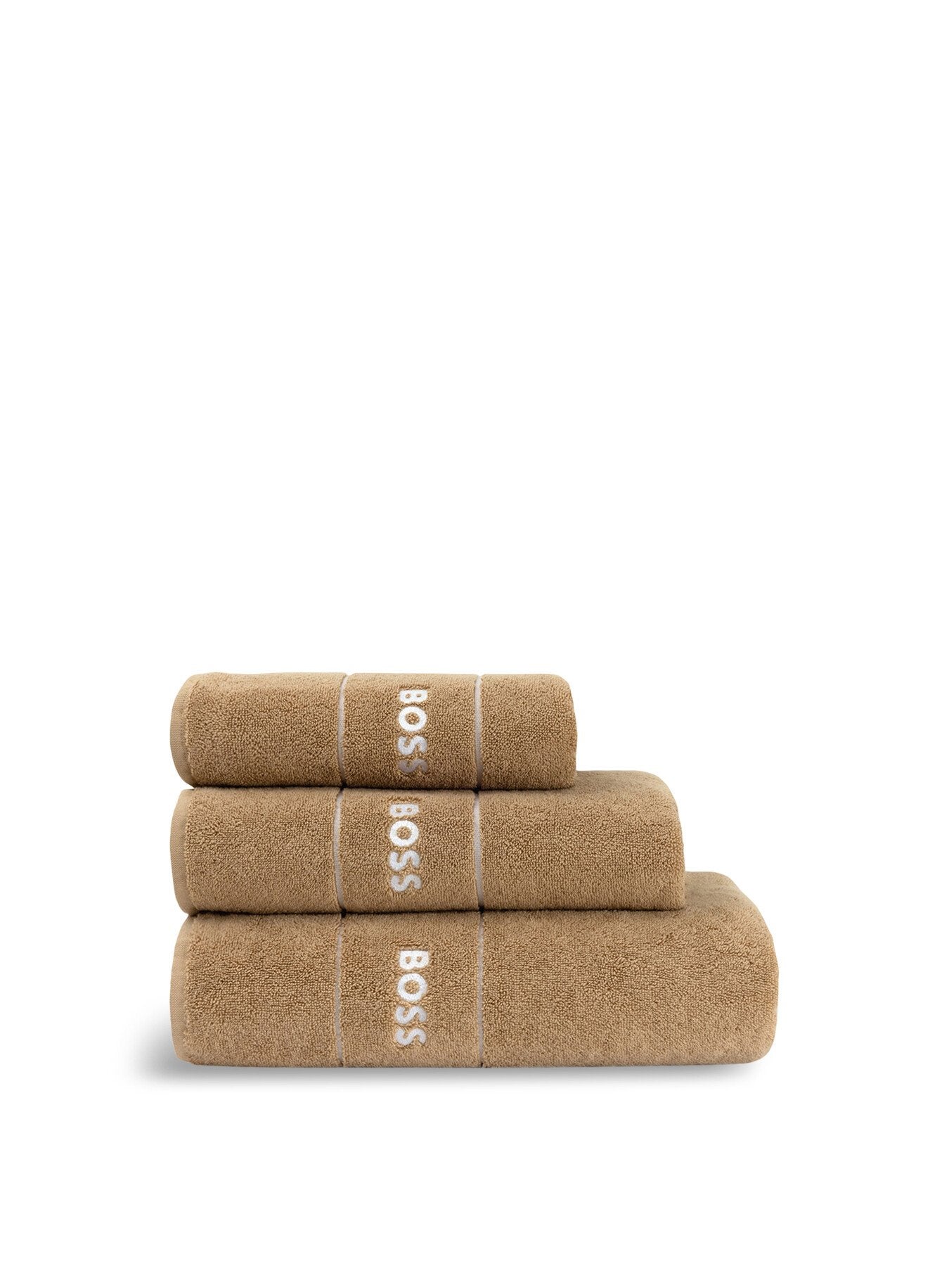 Plain Pecan Guest Towel