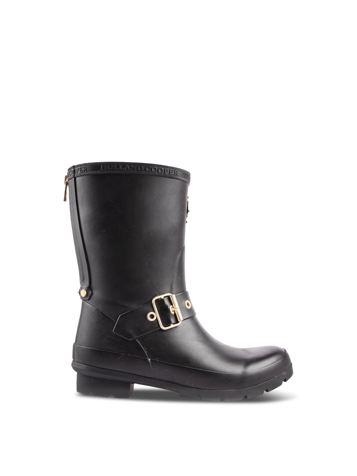 HOLLAND COOPER Sherpa Lined Chelsea Wellington Boots