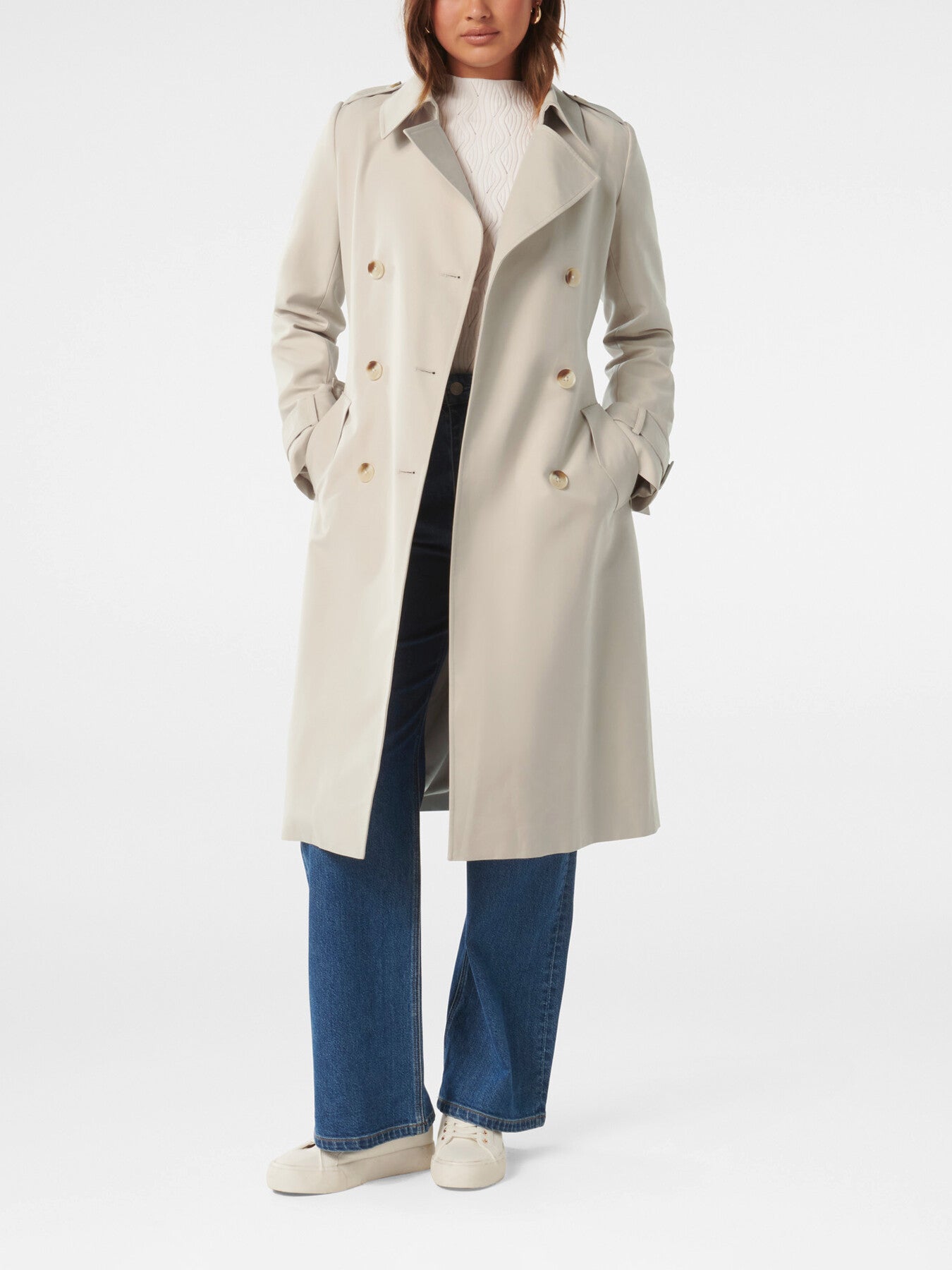 Maggie Fashion Trench Coat