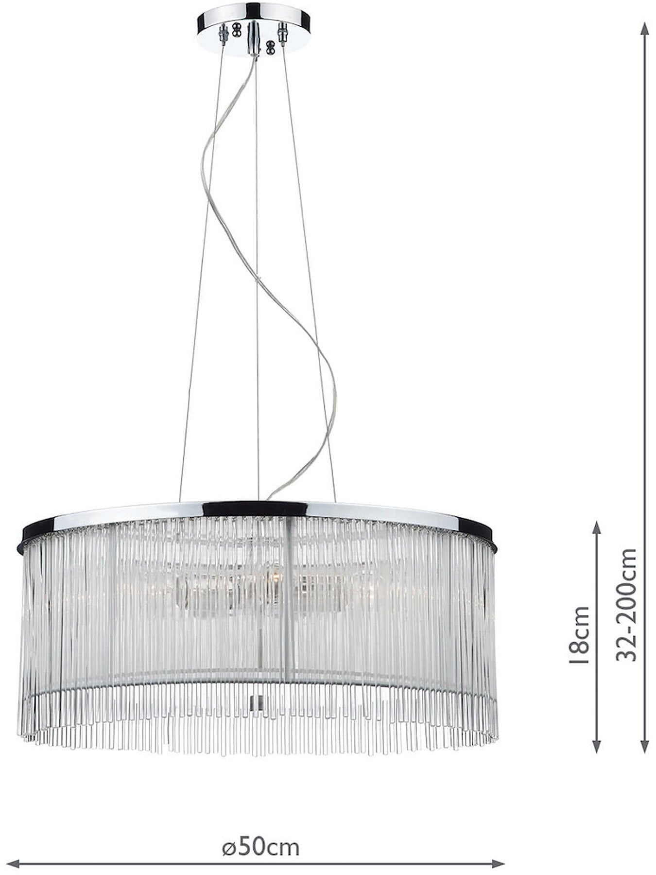 Japan 50cm 3 Light Pendant