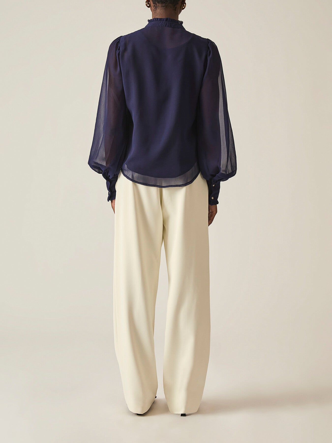 Ruffle Shift Shirt
