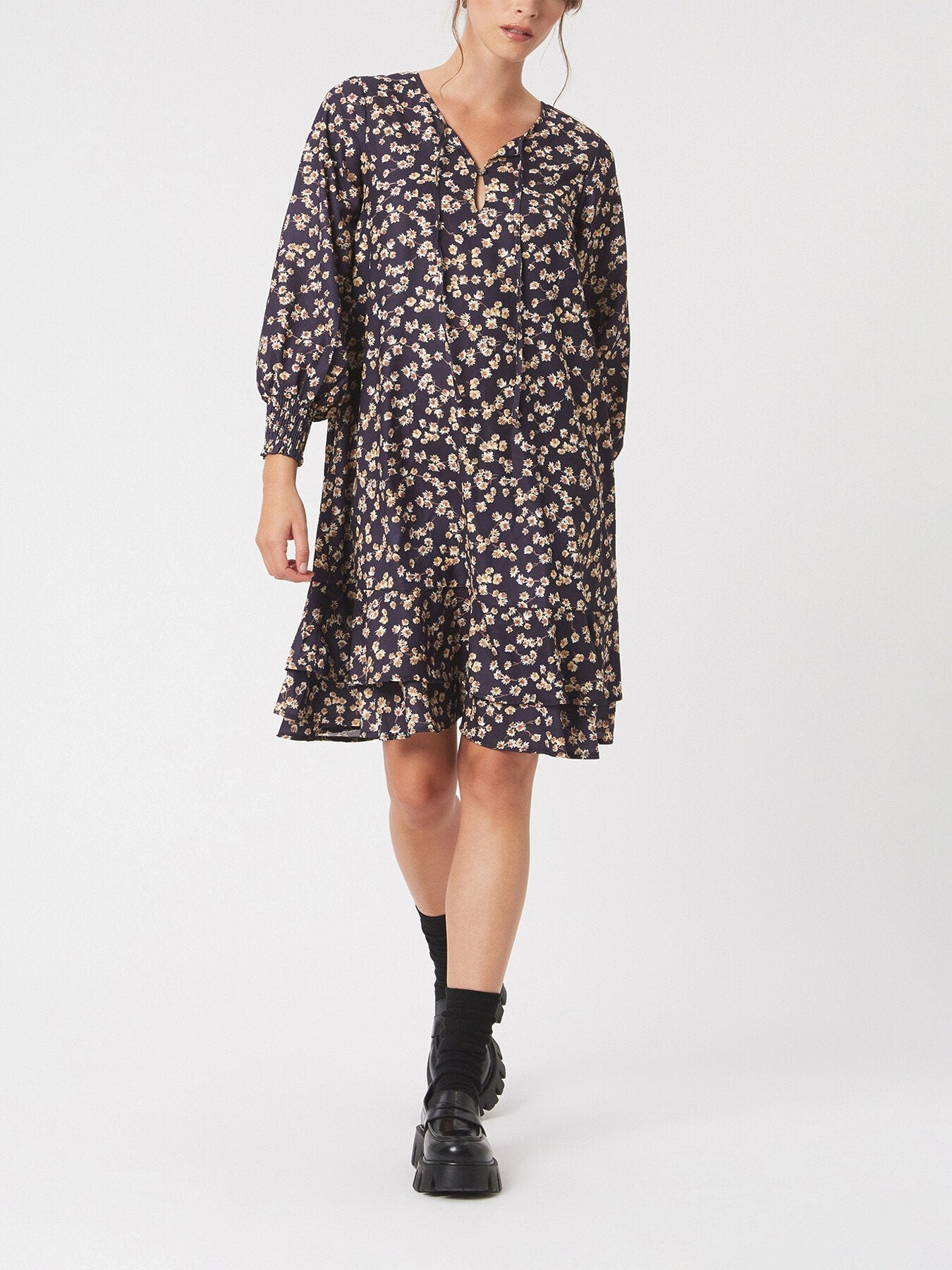 Daisy Print Dress