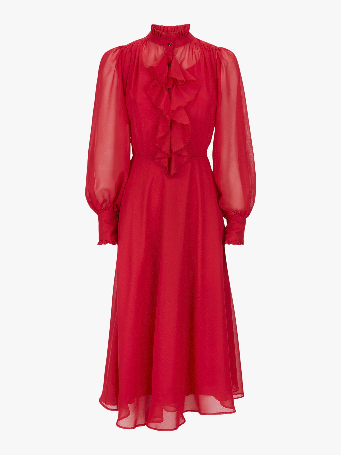 Ruffle Midi Dress