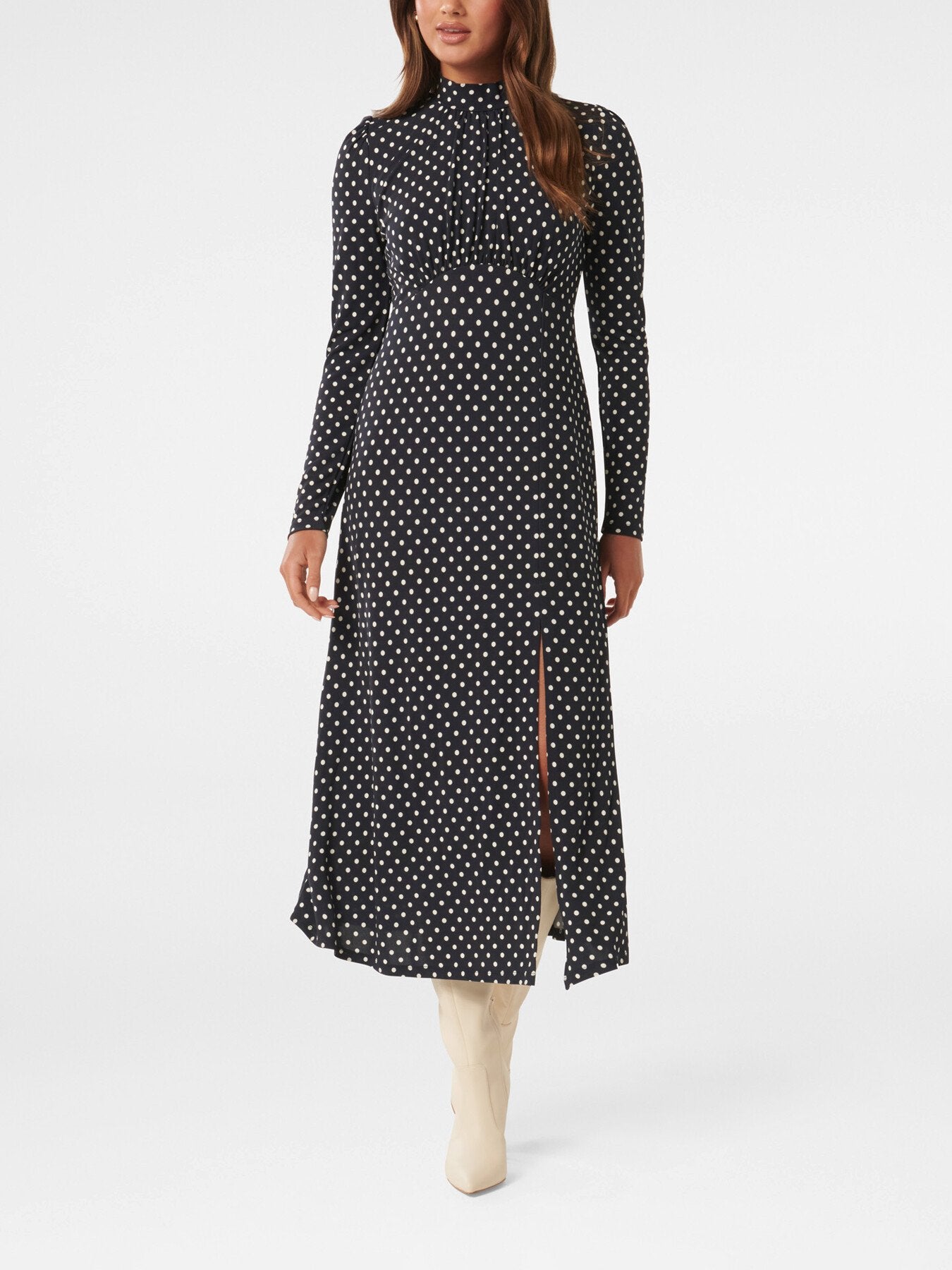 Dawson High Neck Midi Dress