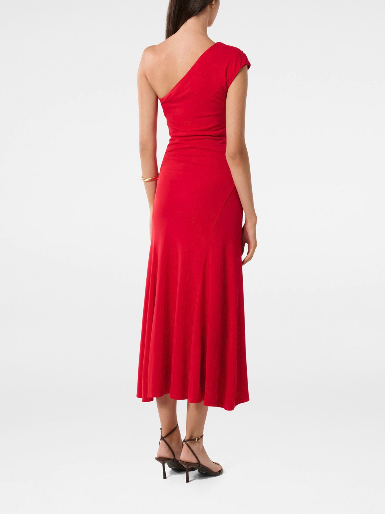 London One Shoulder Midi Dress
