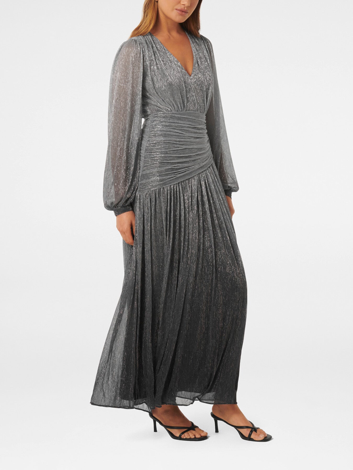 Viv Ombre Plisse Maxi Dress