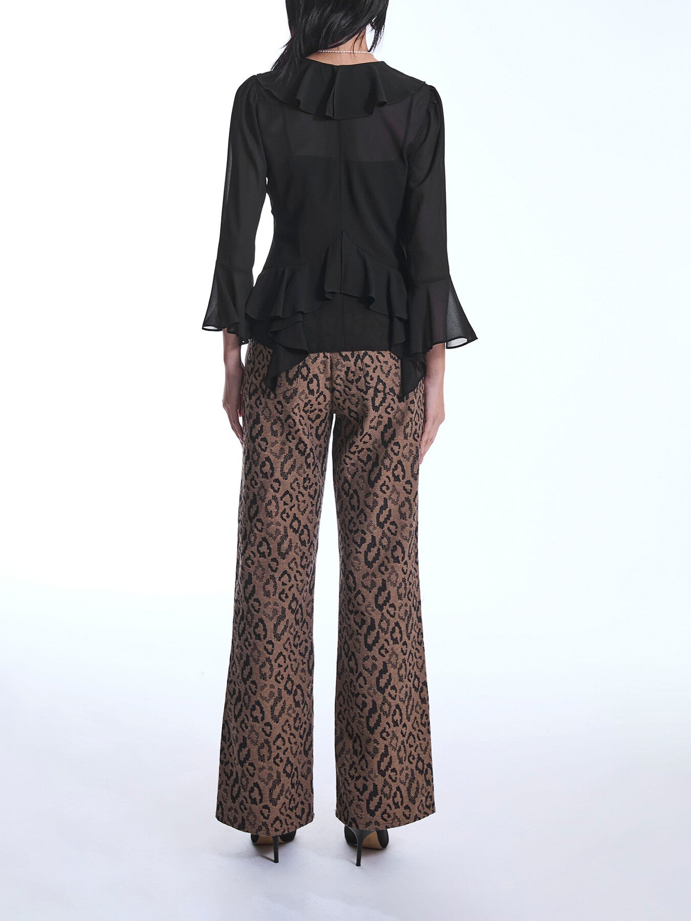 Chiffon Ruffle Shirt