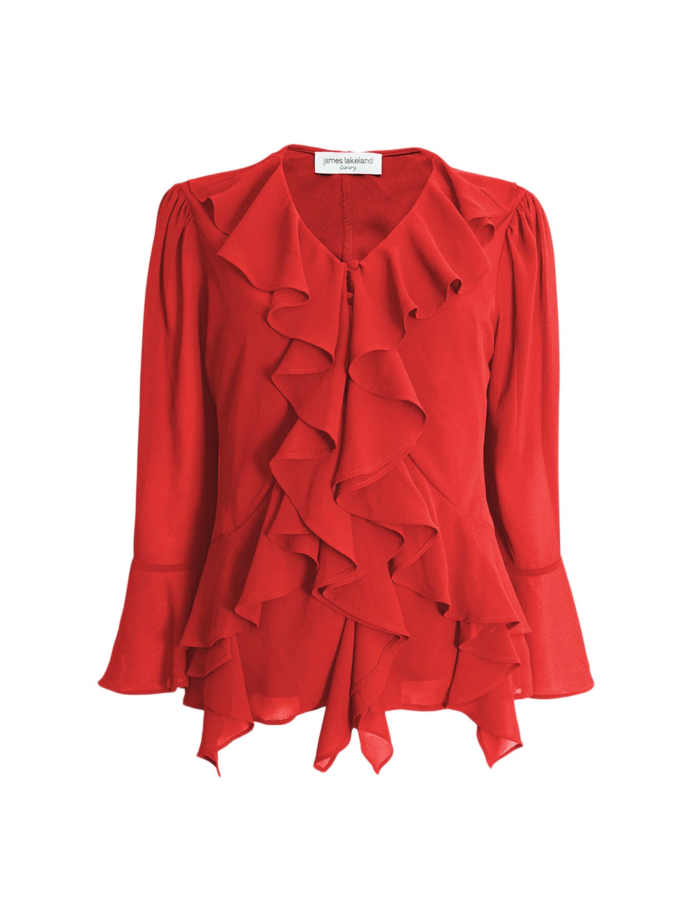 Chiffon Ruffle Shirt