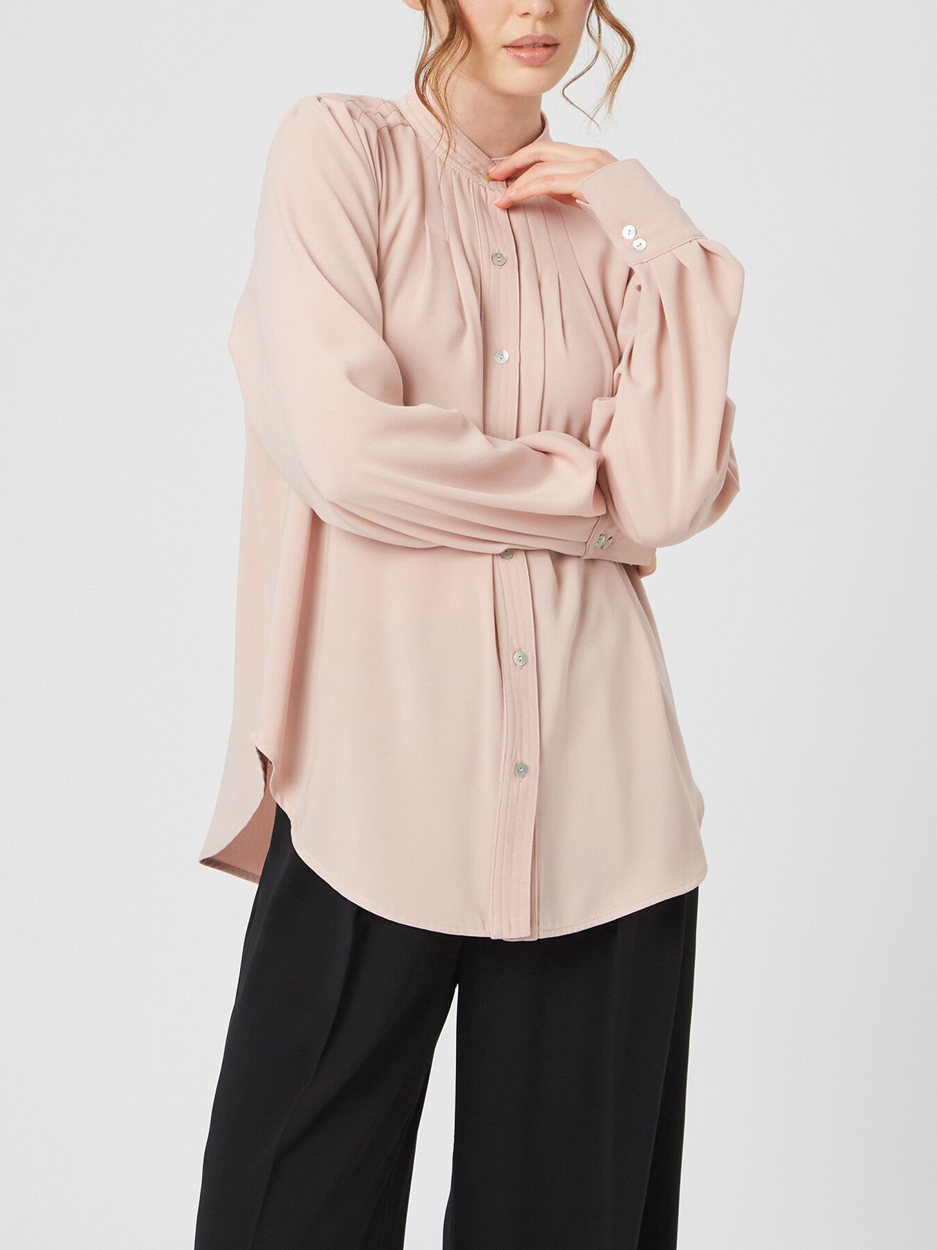 Pin Tuck Shirt