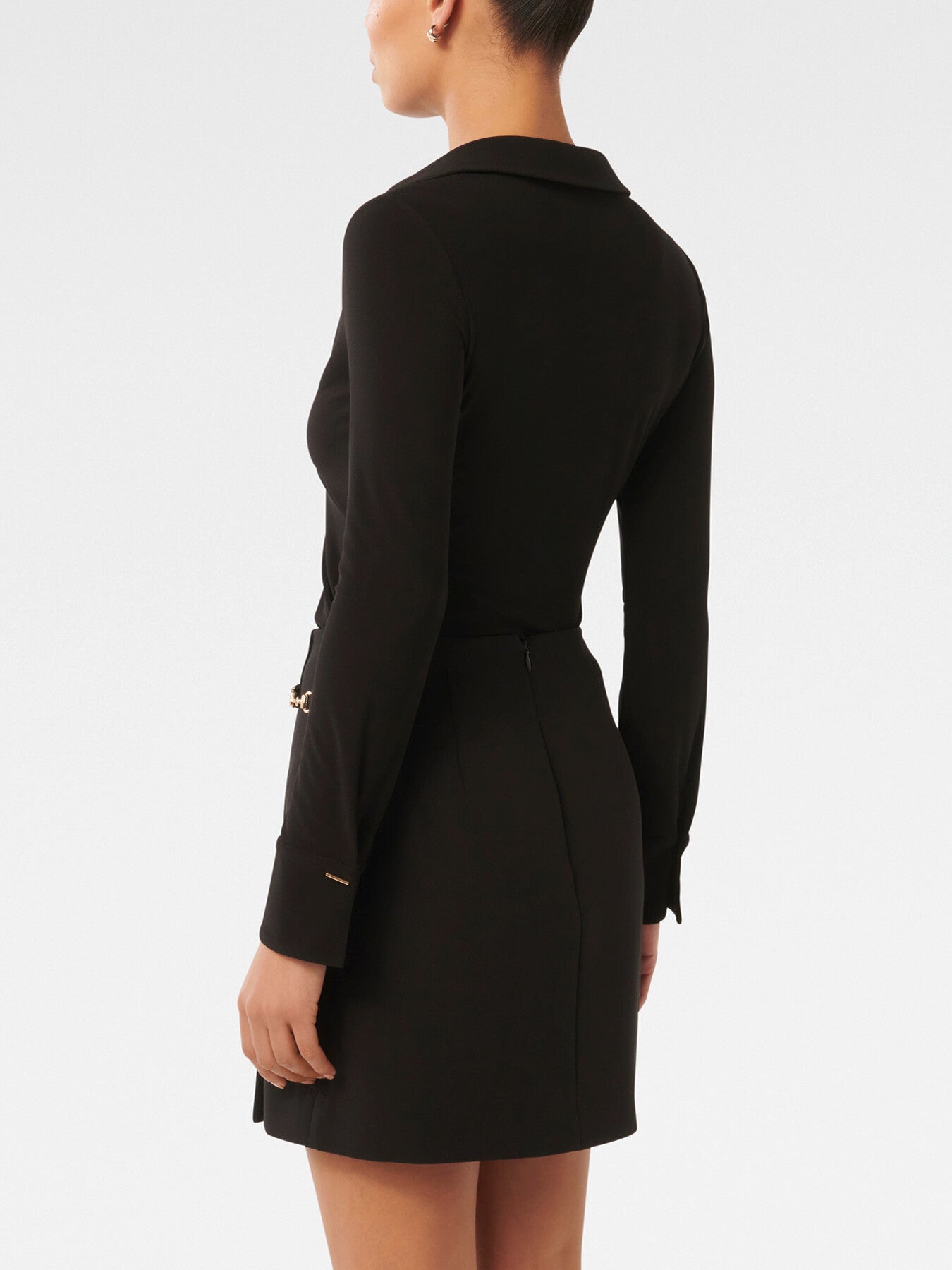 Emilia Twist Front Crepe Shirt